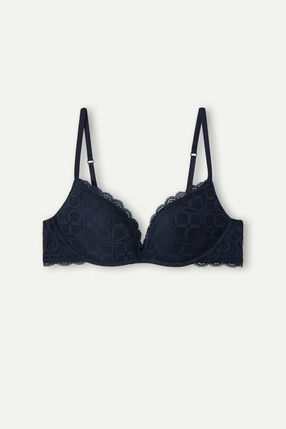 Intimissimi Gioia Super Push-Up Bra in Kanten Blauw Blauw | 94015ZSKE