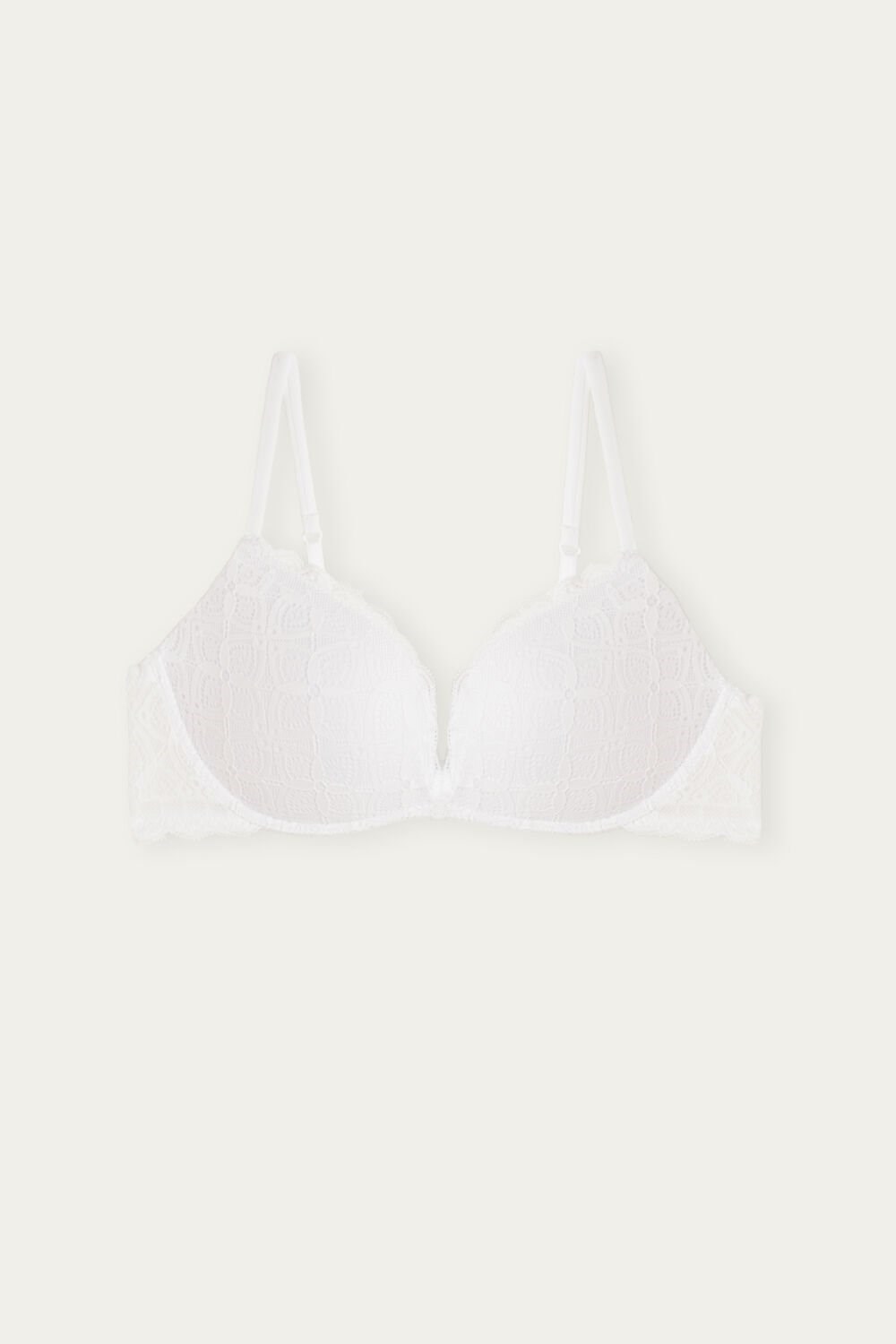 Intimissimi Gioia Super Push-Up Bra in Kanten Wit Wit | 95703GJBW