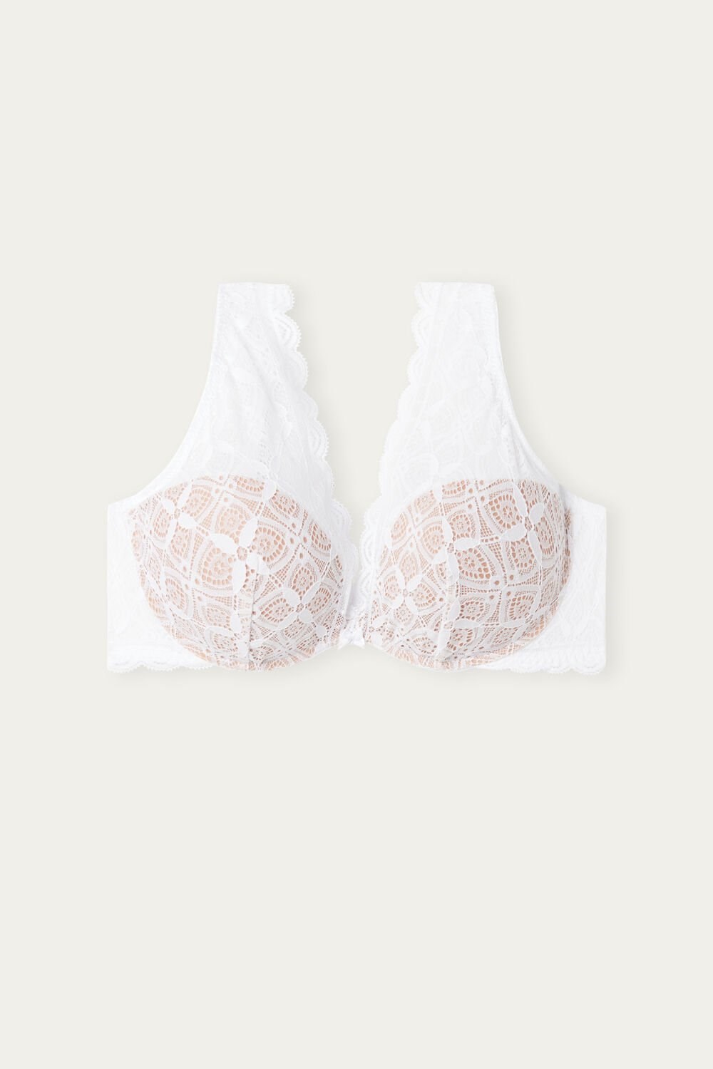 Intimissimi Giorgia Balconette Bra in Kanten Wit Wit | 61279PKJI