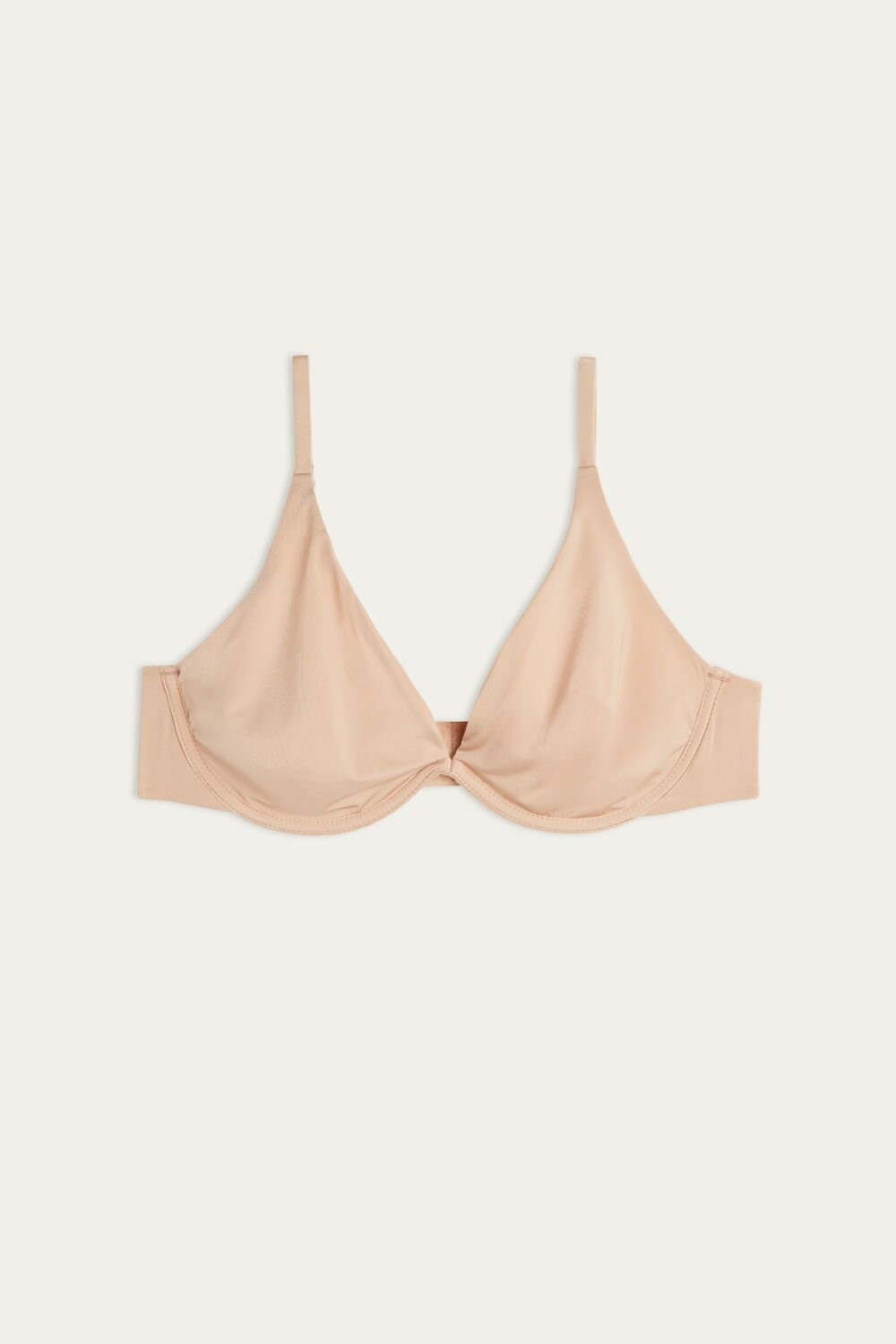 Intimissimi Giulia Balconette Bra in Ultralight Microfiber Beige | 39647SFYN