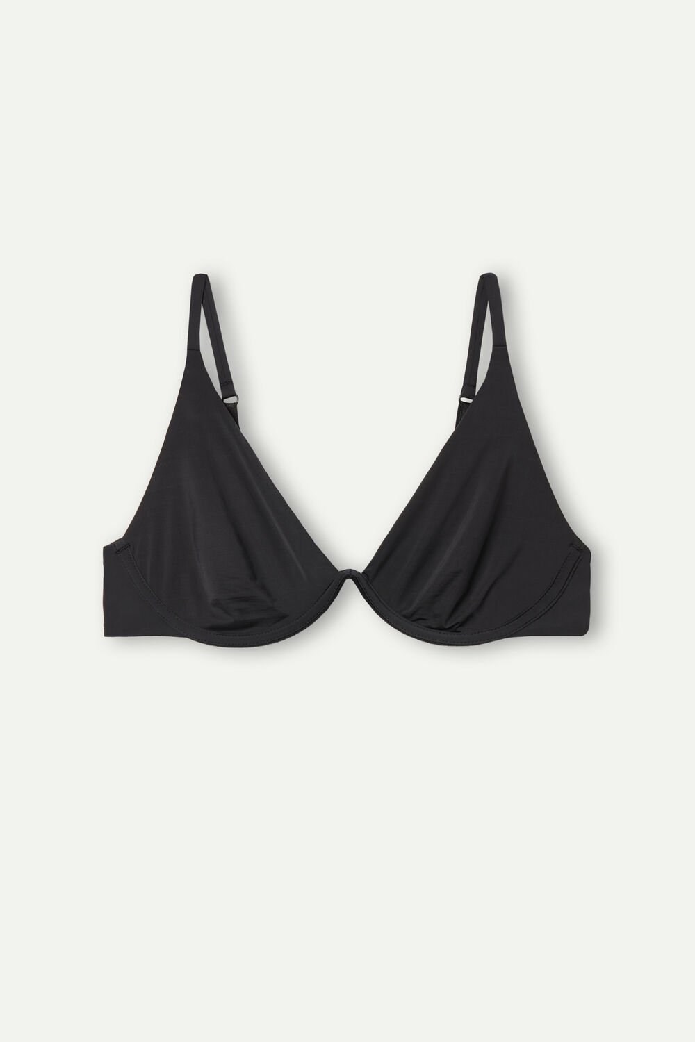 Intimissimi Giulia Balconette Bra in Ultralight Microfiber Zwart Zwart | 46538BGHF