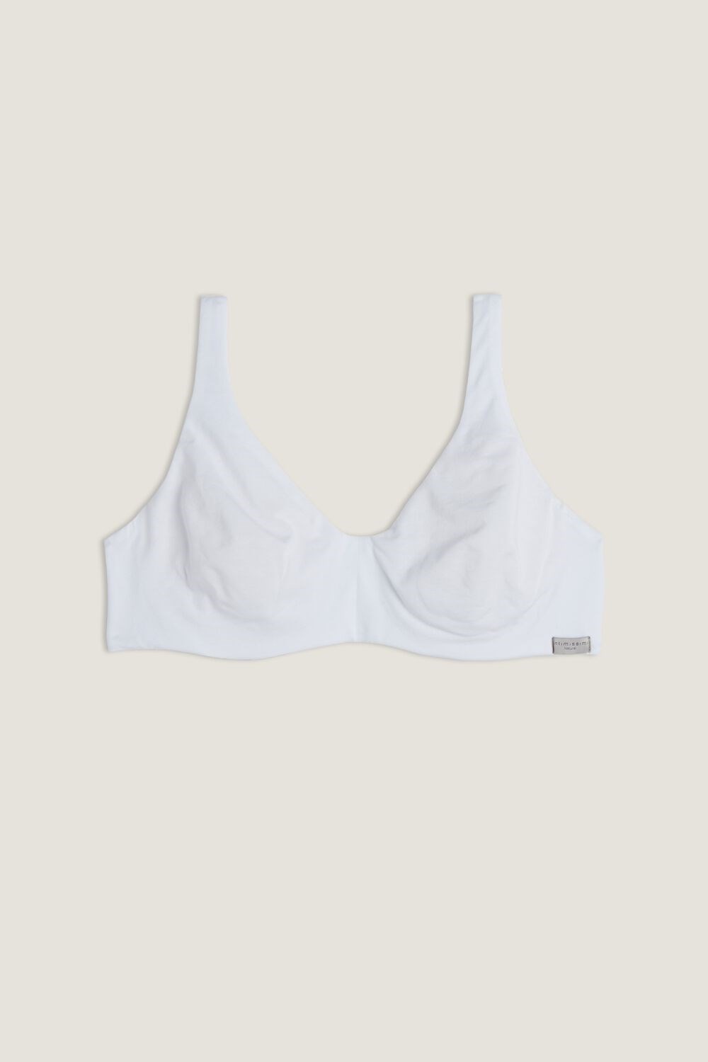 Intimissimi Greta Balconette Bra in Katoenen Wit Wit | 37956QYZX