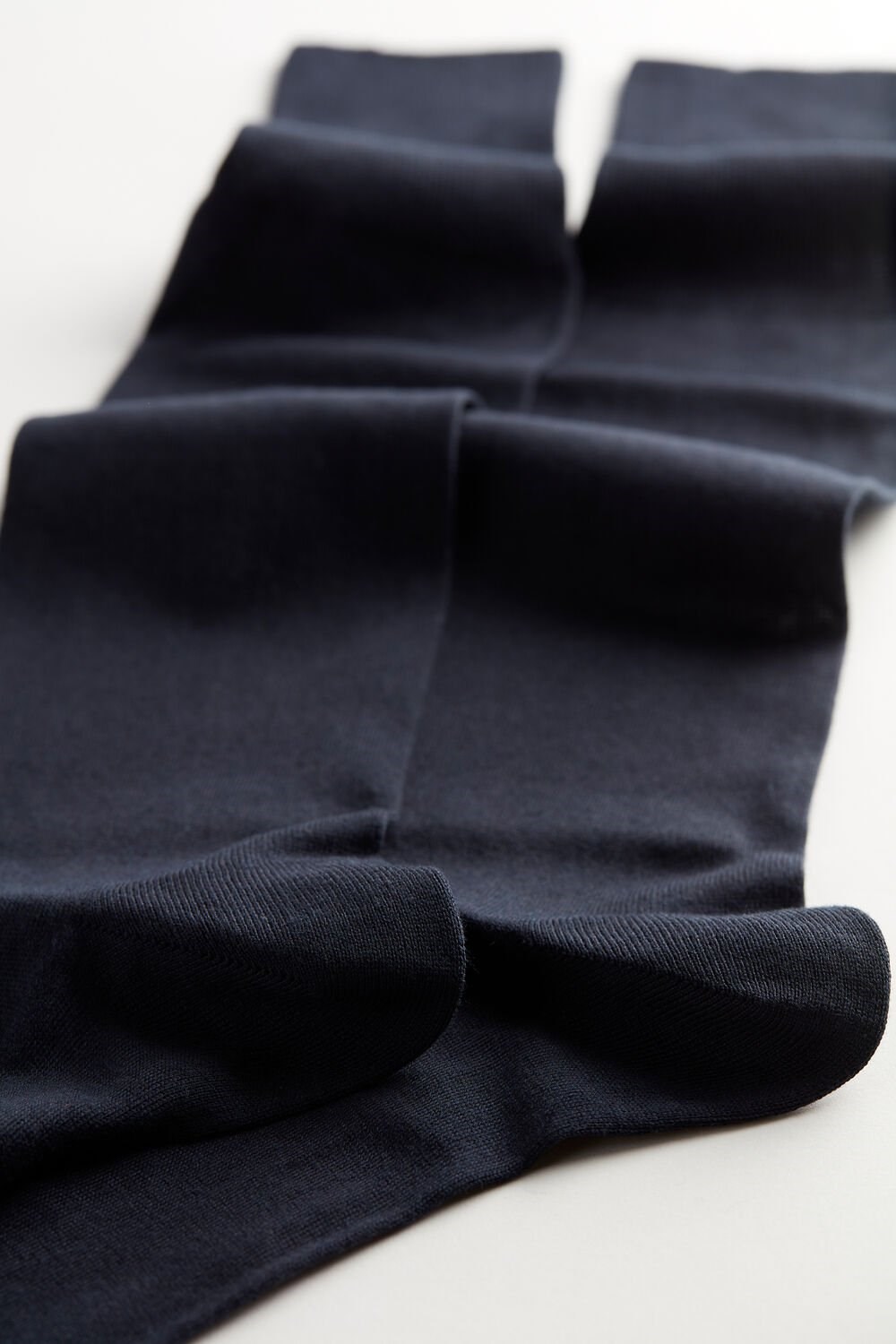 Intimissimi Hoge Cashmere-Silk-Katoenen Blend Socks Blauw Blauw | 34012QJGY