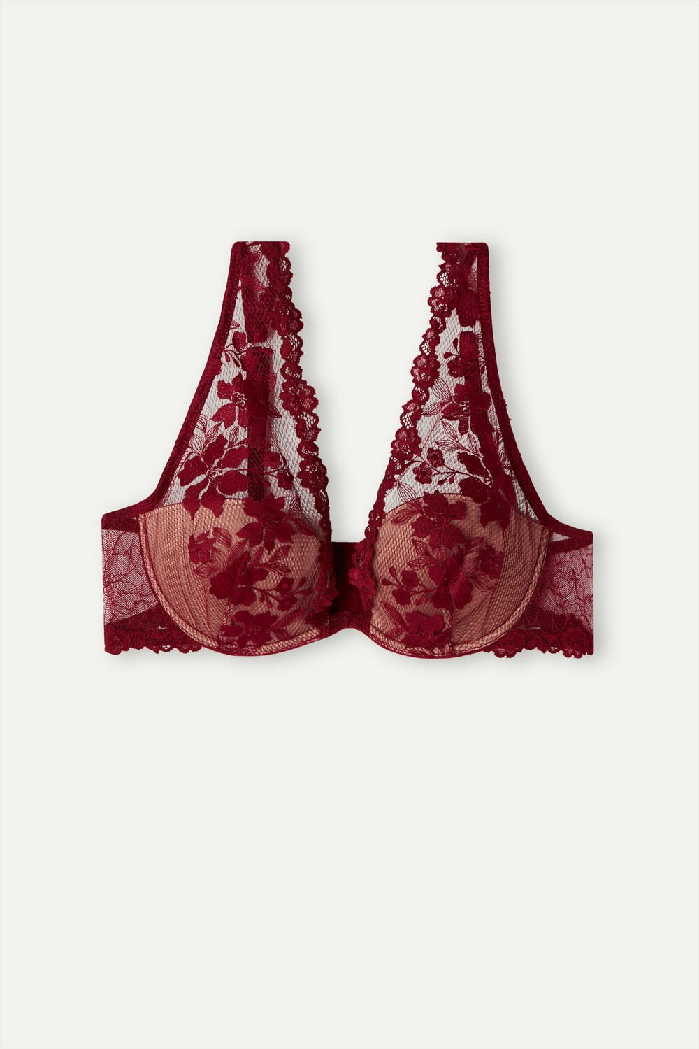 Intimissimi In Full Bloom Elena Balconette Bra Rood Rood | 18063XBSA