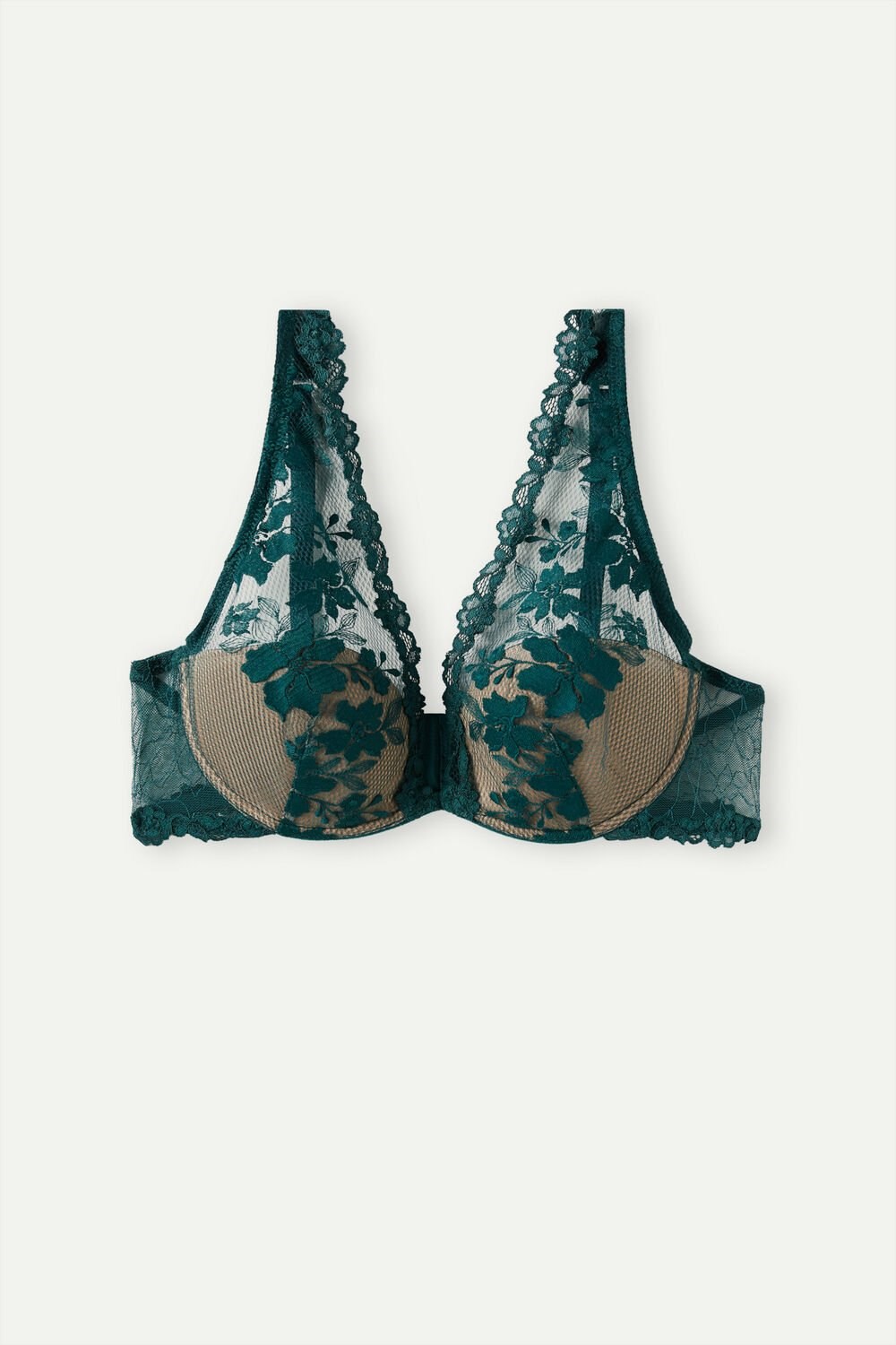 Intimissimi In Full Bloom Elena Balconette Bra Groen | 37046QHYS