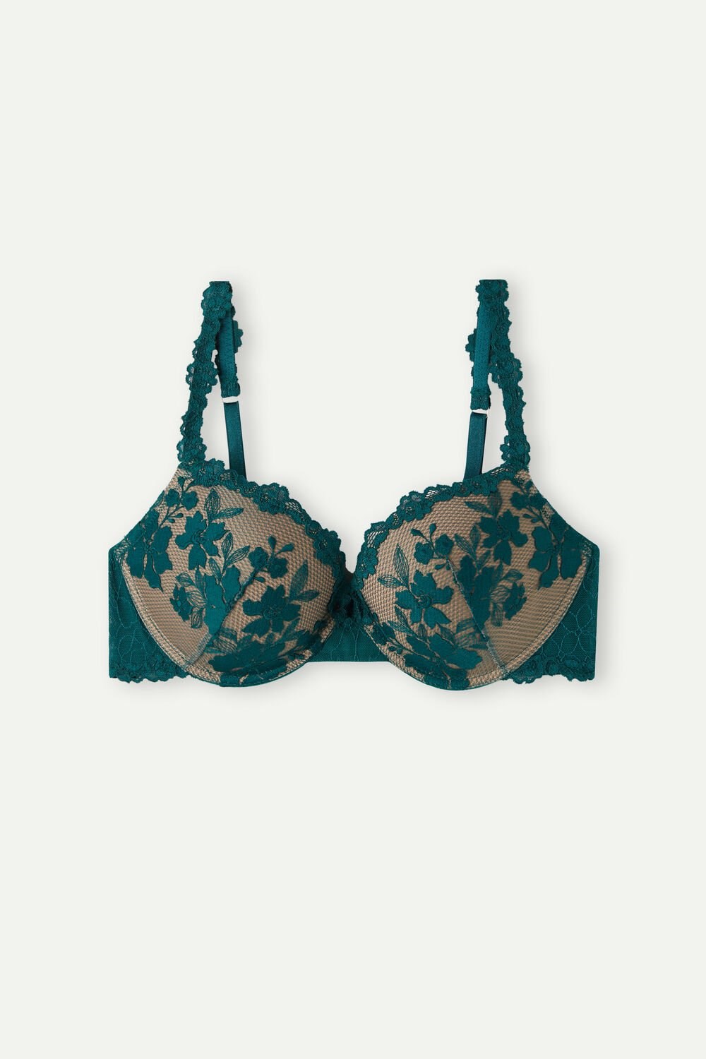 Intimissimi In Full Bloom Elettra Super Push-up Bra Groen | 37210QAHV