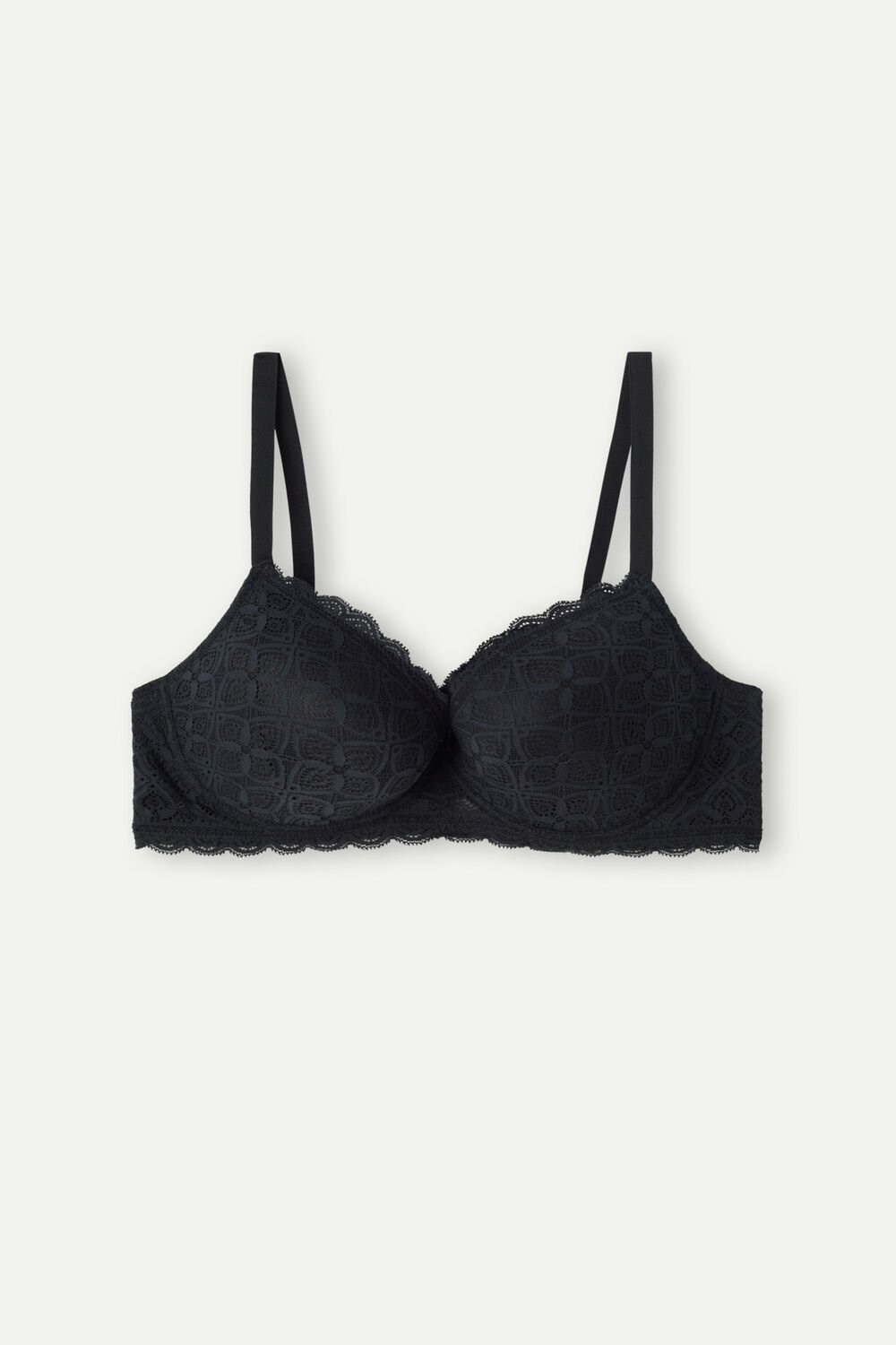 Intimissimi Irina Balconette Bra in Kanten Zwart Zwart | 82695PQWS