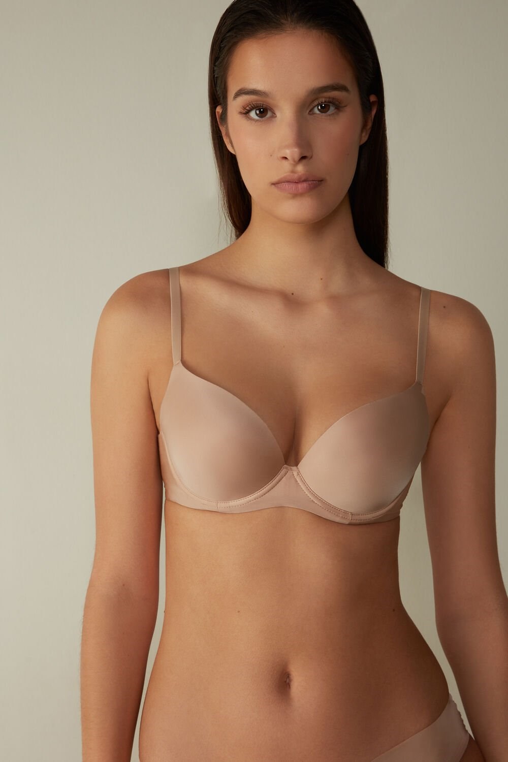 Intimissimi Irina Microfiber Balconette Bra Beige | 58924AERC