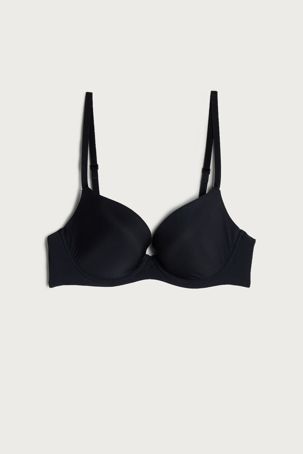 Intimissimi Irina Microfiber Balconette Bra Zwart Zwart | 79645NADB