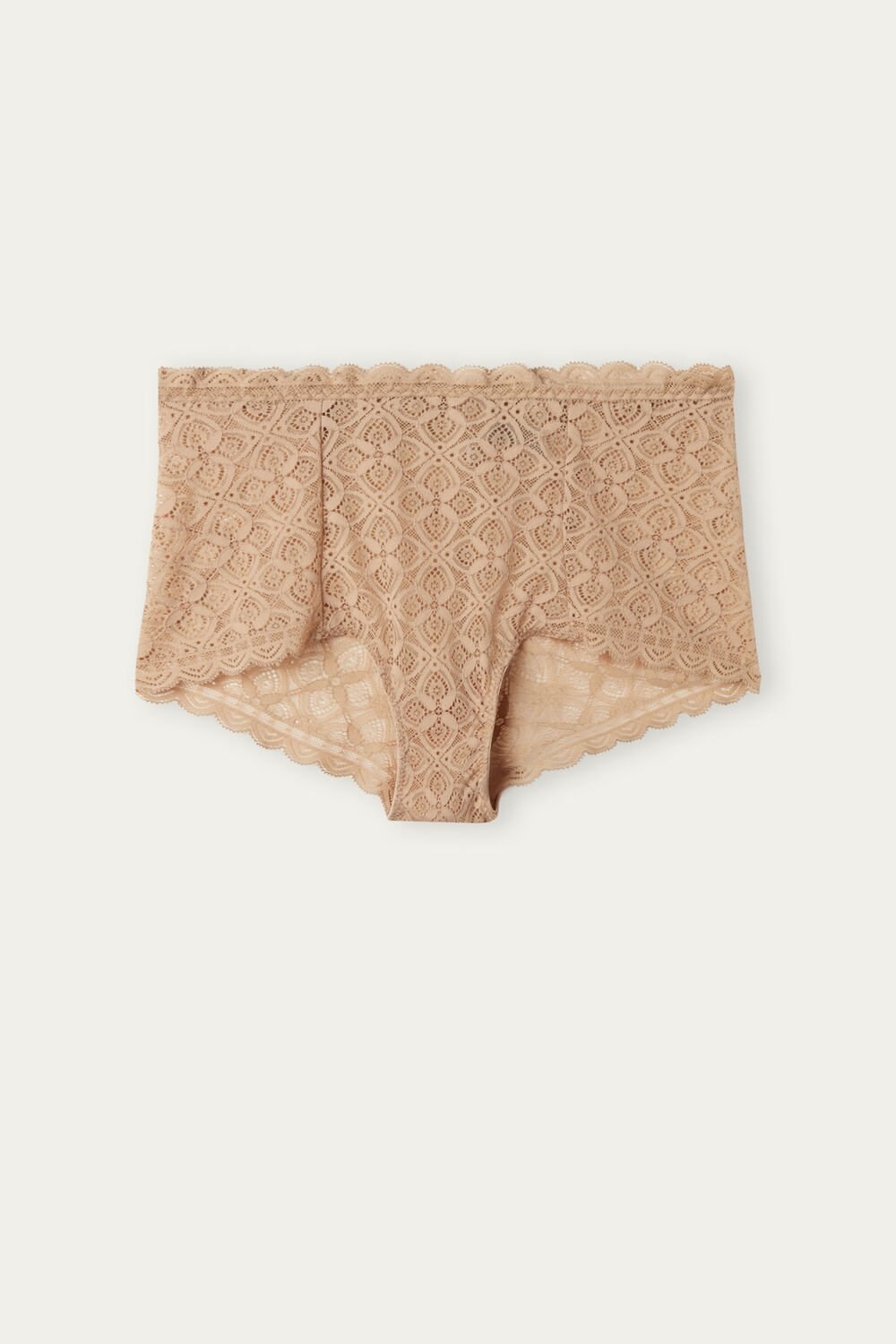 Intimissimi Kanten High Taille Hipster Beige | 43957XFSD