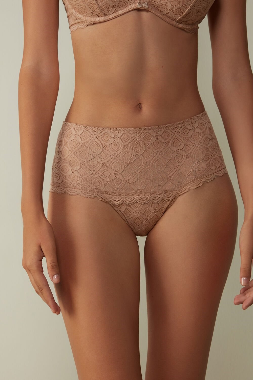 Intimissimi Kanten Hipster Beige | 40631LJIU