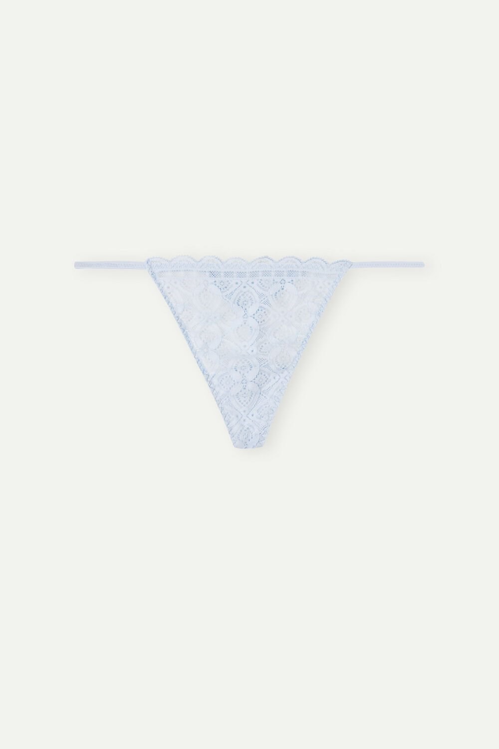 Intimissimi Kanten String String Blauw Blauw | 21358KJSO