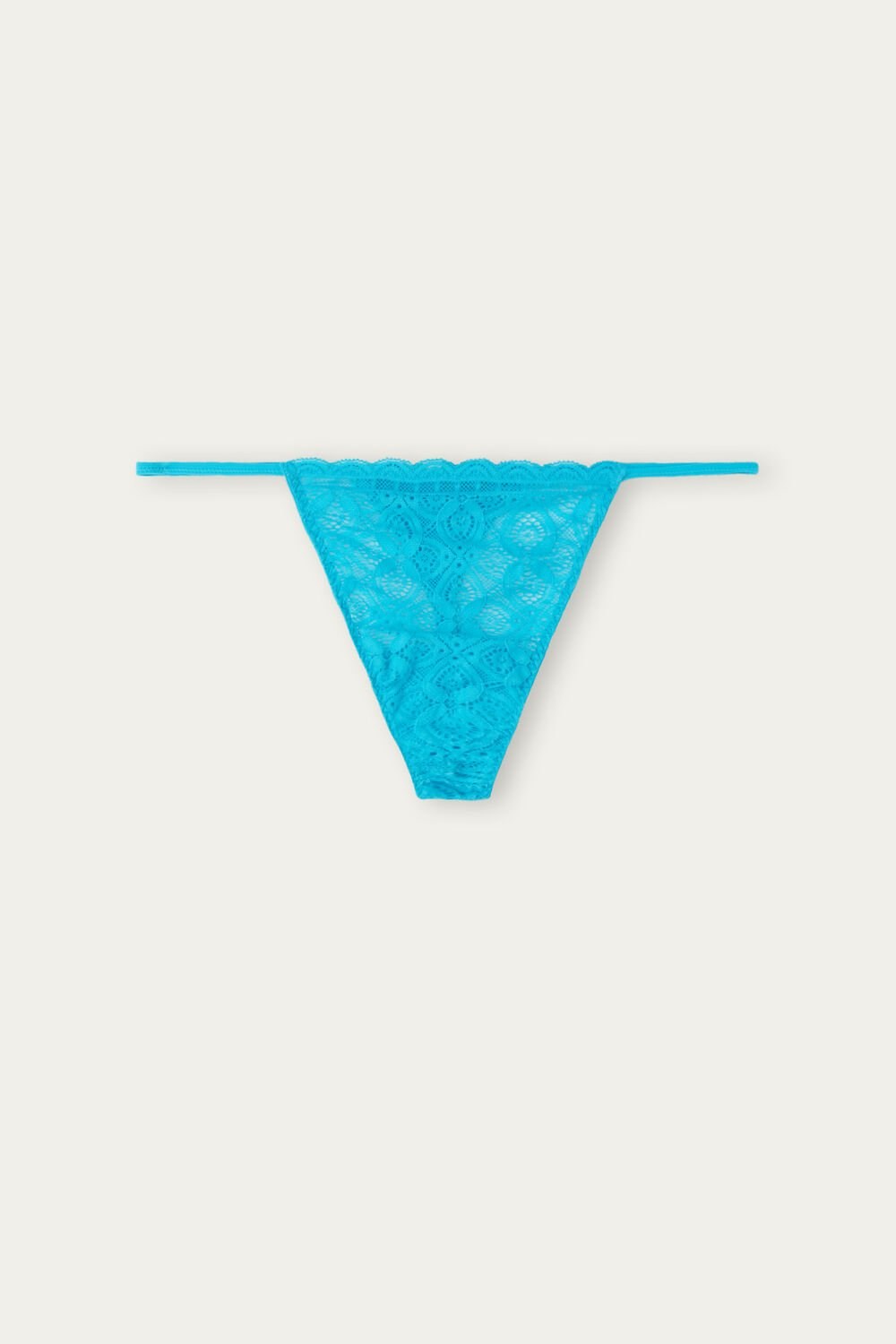 Intimissimi Kanten String String Blauw Turquoise | 09263YHMZ