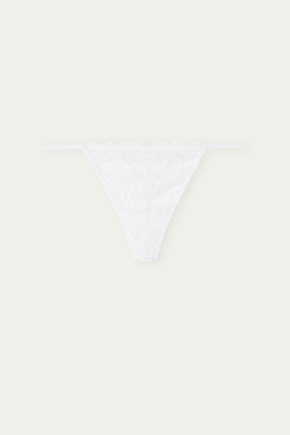 Intimissimi Kanten String String Wit Wit | 84927TDWN