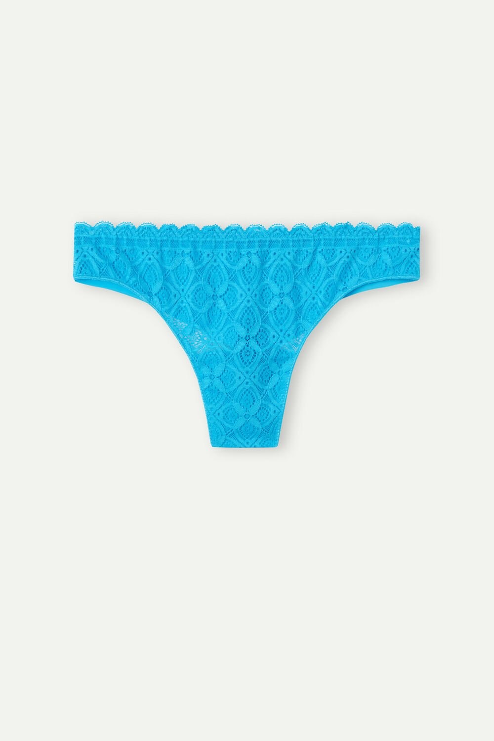 Intimissimi Kanten and Microfiber Brazilian Blauw Turquoise | 37419UGBF