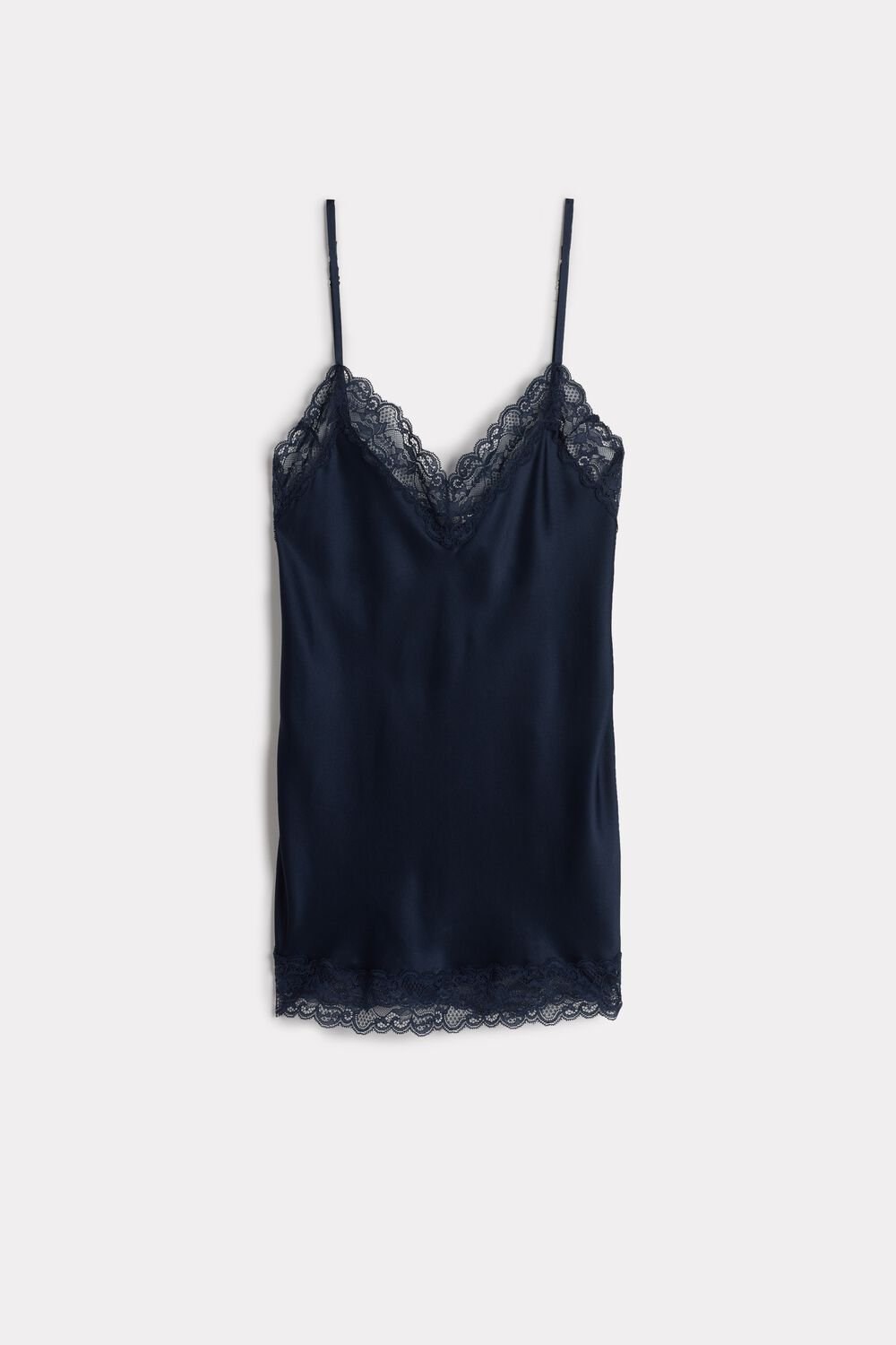 Intimissimi Kanten and Silk Top Blauw Blauw | 93125ILDG