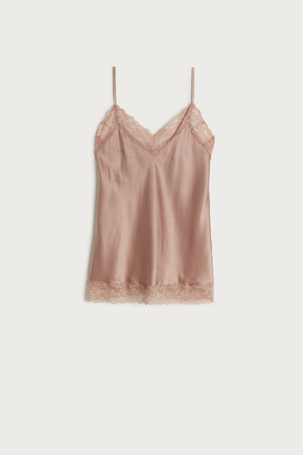 Intimissimi Kanten and Silk Top Roze | 87314SEQP