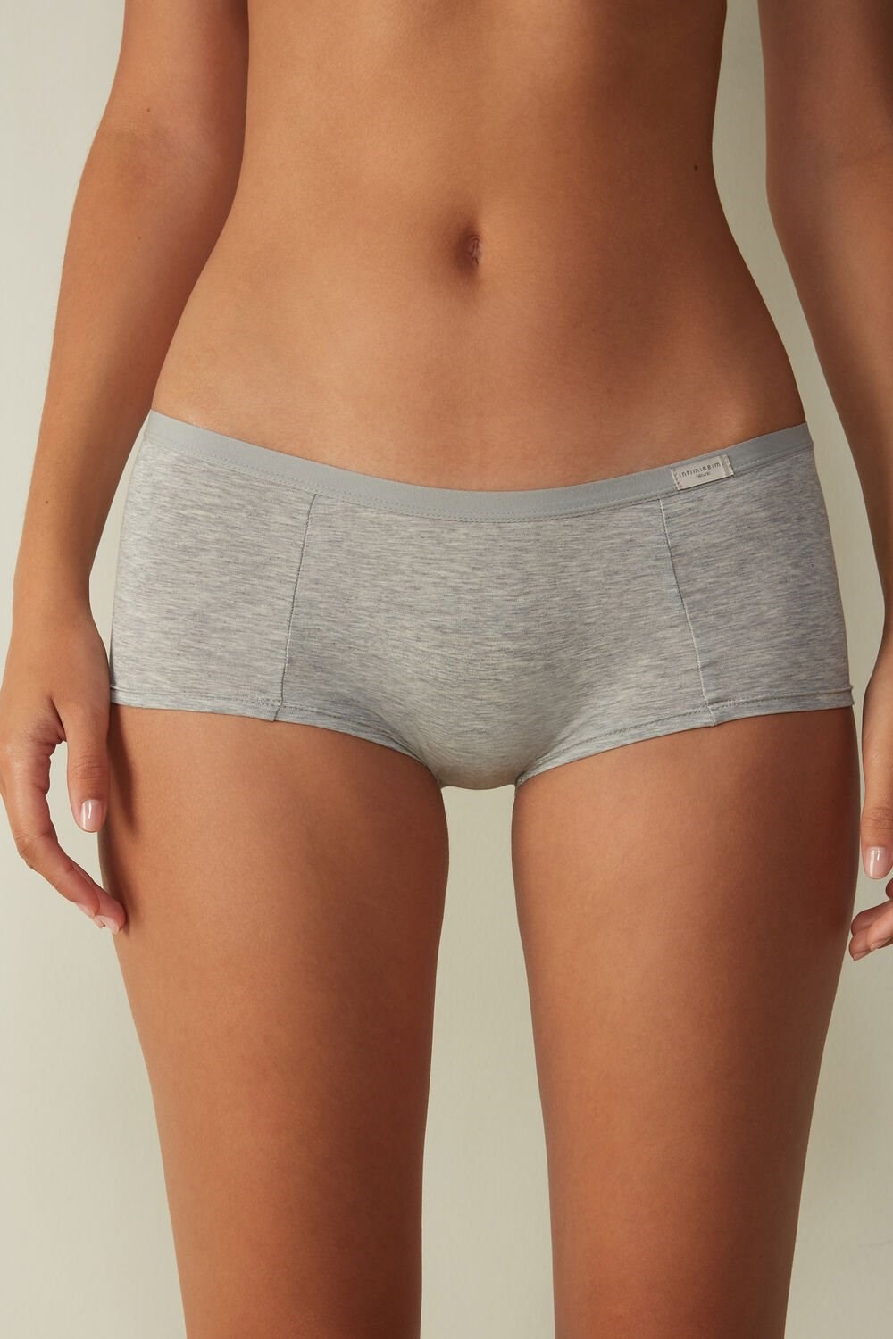 Intimissimi Katoenen Boyshorts Grijs Lichtgrijs | 81547QCSE