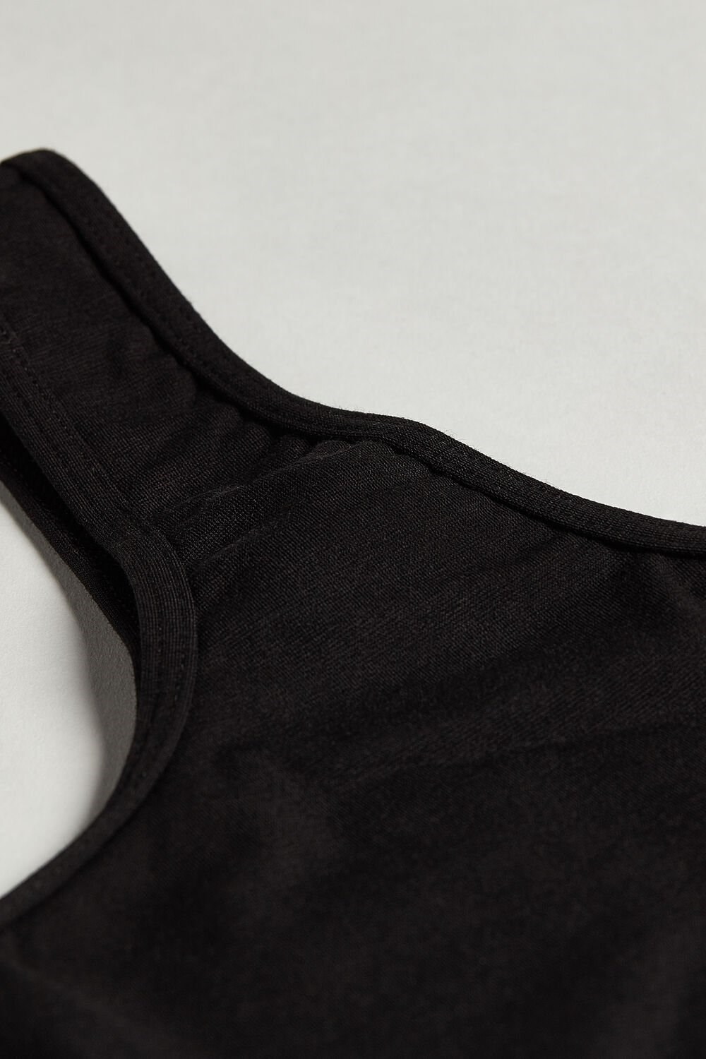 Intimissimi Katoenen Bra Top Zwart Zwart | 93427JGQB