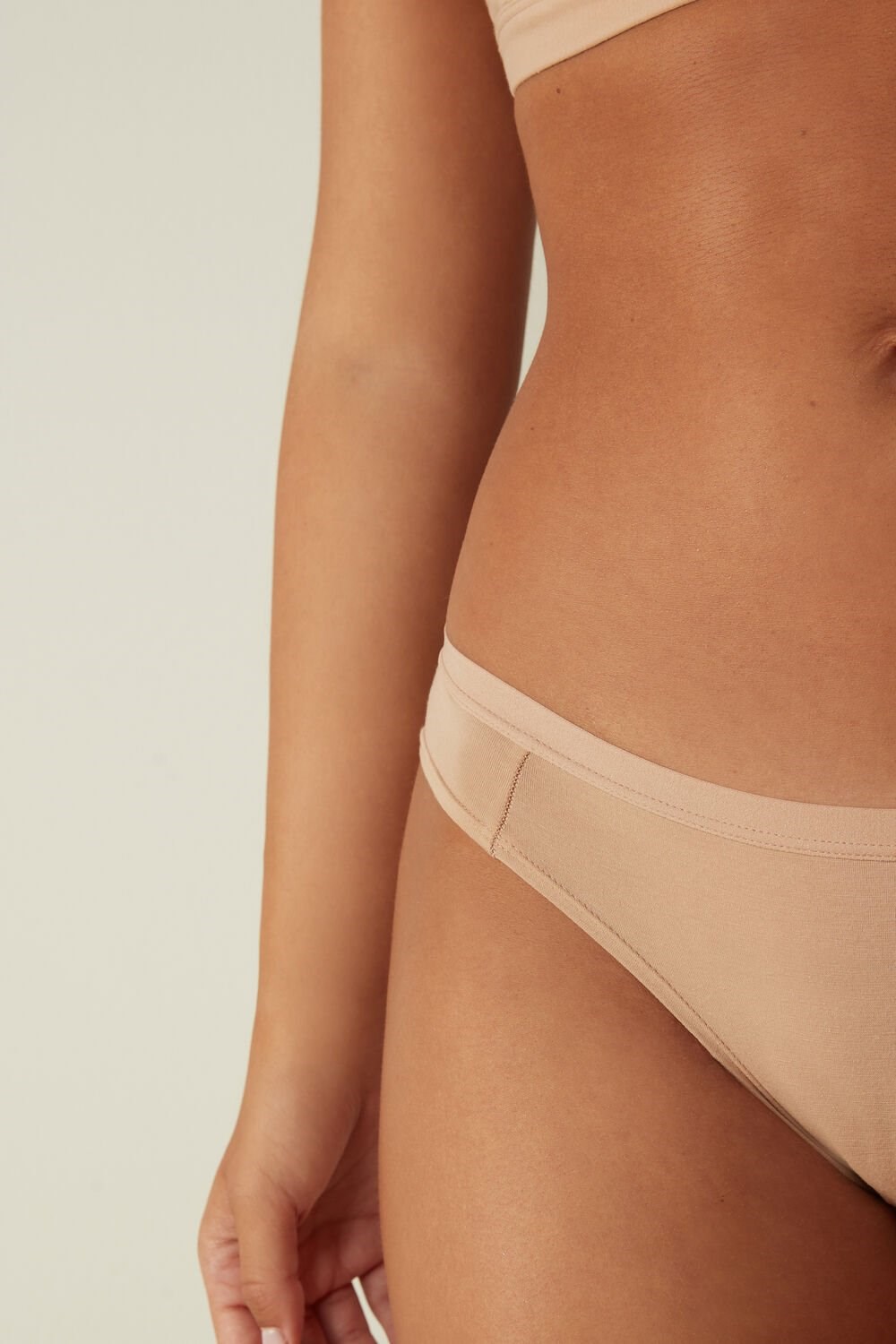 Intimissimi Katoenen Panties Beige | 86150XVUH