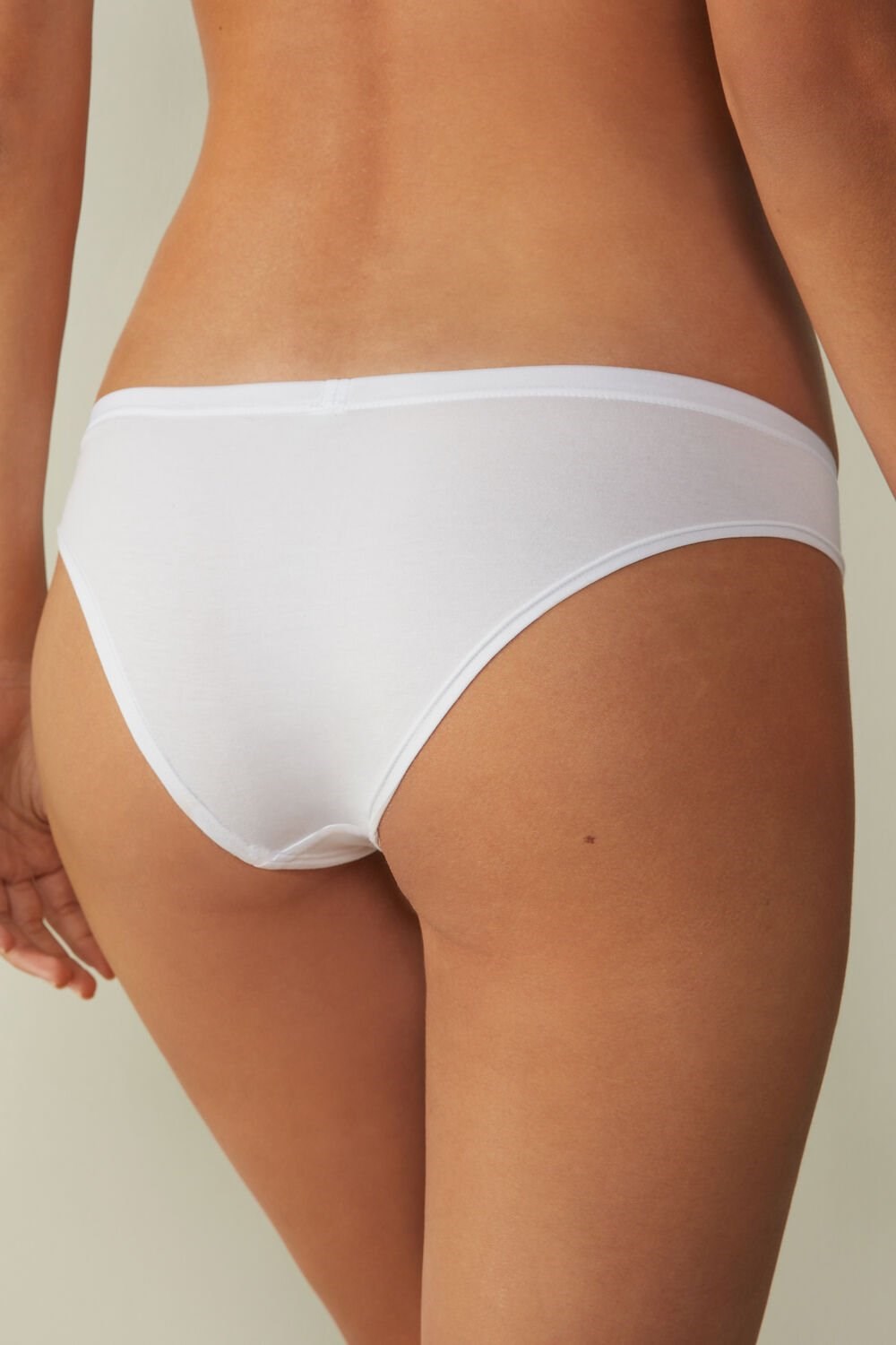 Intimissimi Katoenen Panties Wit Wit | 68402GJZP