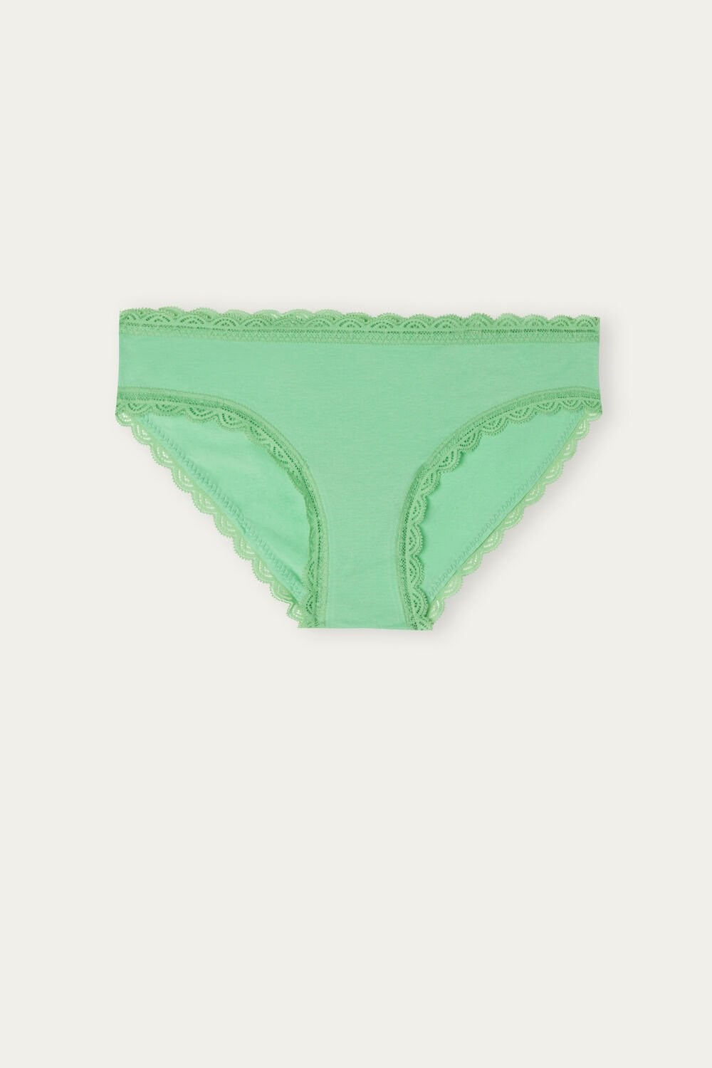 Intimissimi Katoenen and Kanten Panties Groen Mintgroen | 37865KOPR