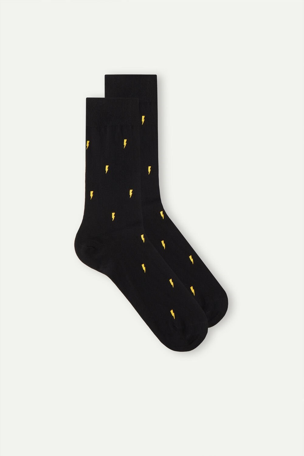 Intimissimi Kort Socks in Patterned Katoenen Zwart Zwart | 18509TVAZ