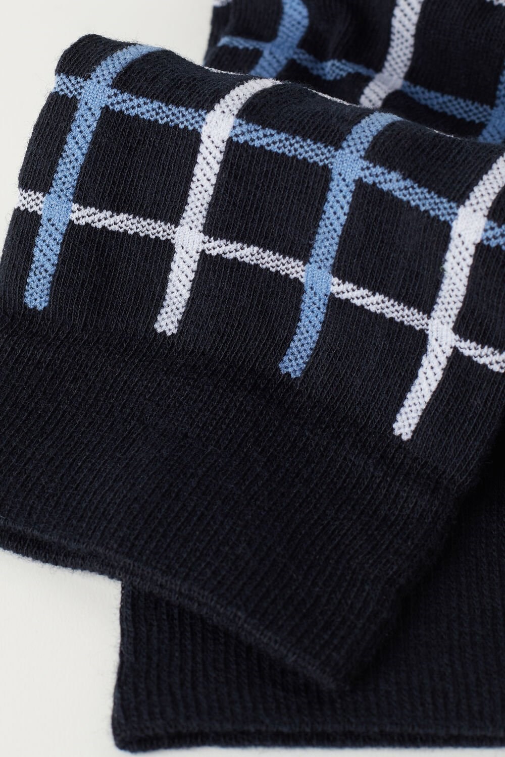 Intimissimi Kort Socks in Patterned Katoenen Blauw Donkerblauw | 61072YTPZ