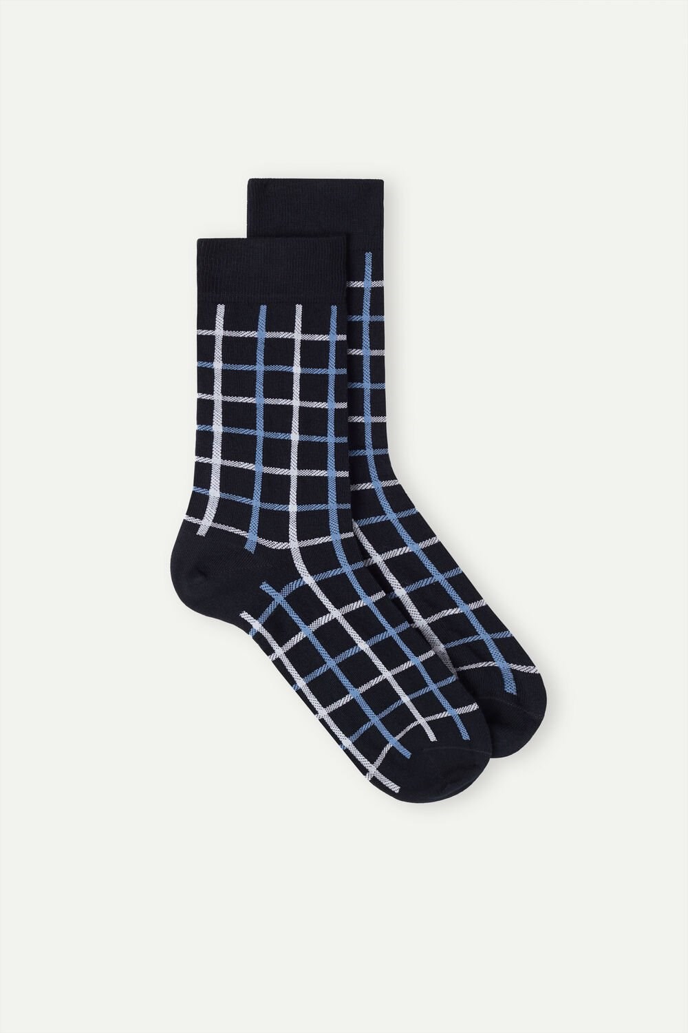 Intimissimi Kort Socks in Patterned Katoenen Blauw Donkerblauw | 61072YTPZ