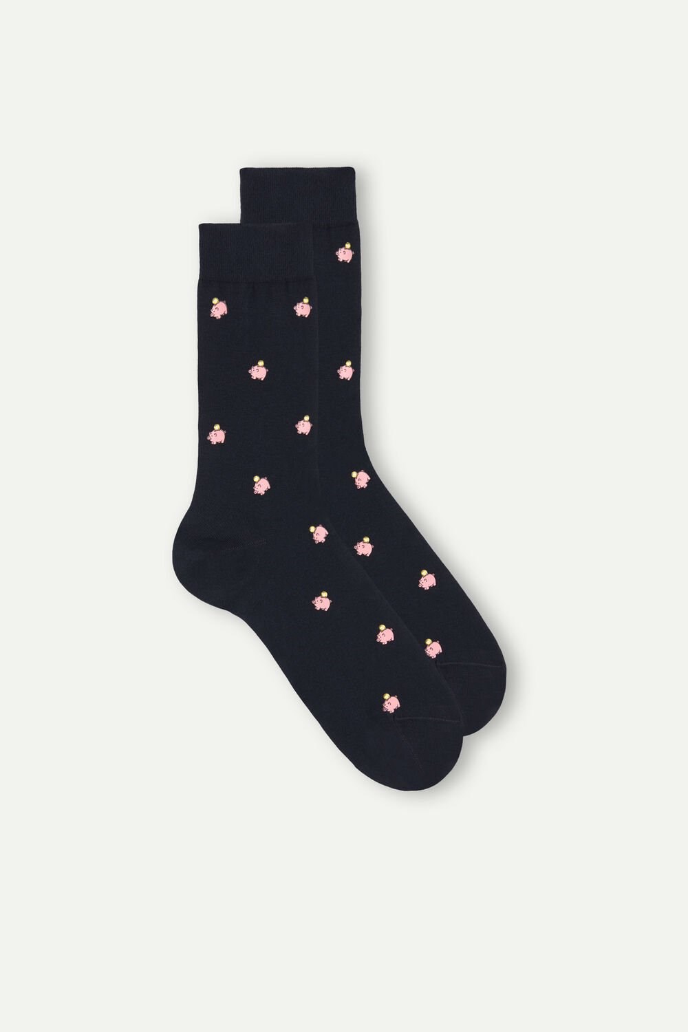 Intimissimi Kort Socks in Patterned Katoenen Blauw Donkerblauw | 61825IQNZ