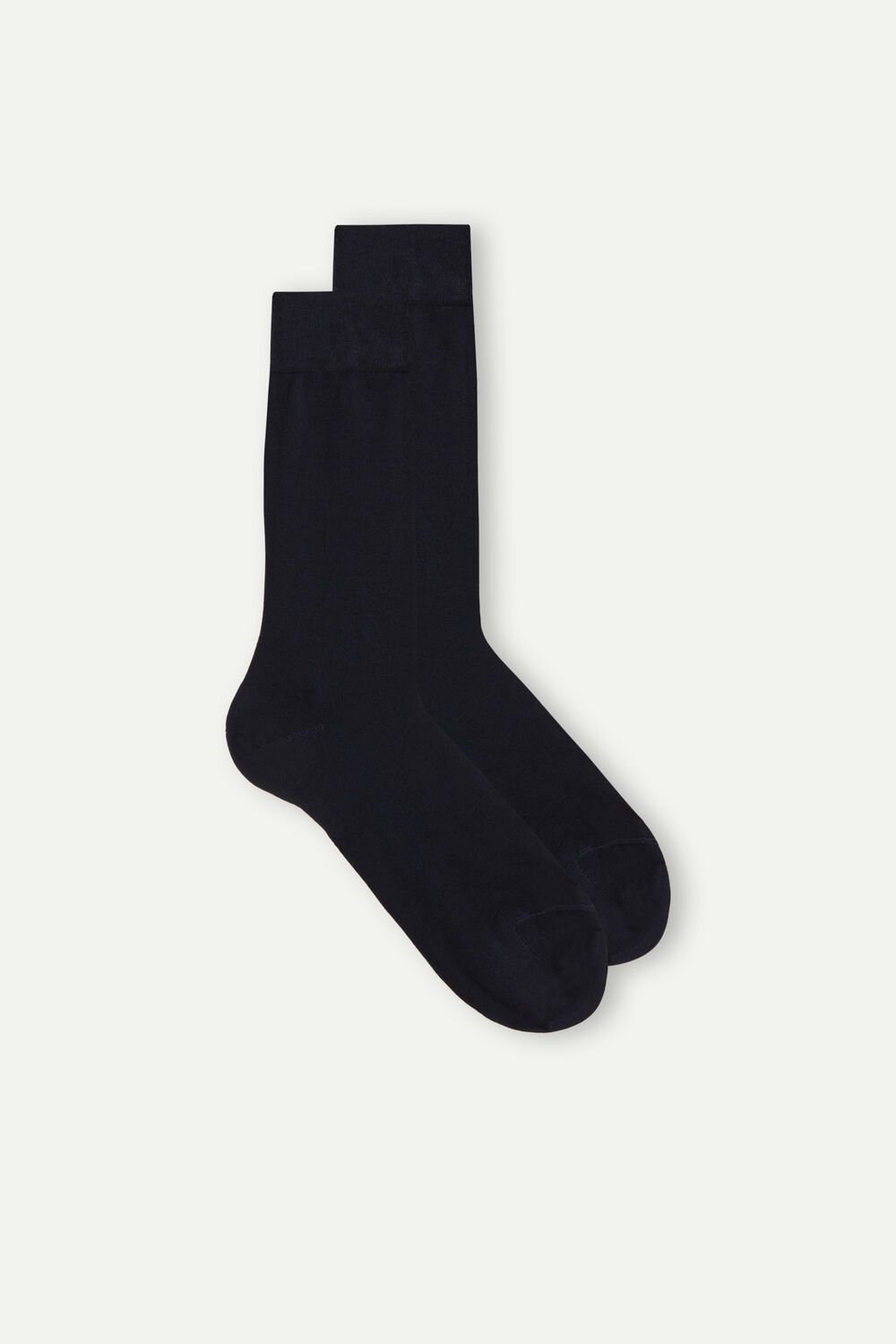 Intimissimi Kort Socks in Stretch Supima® Katoenen Blauw Blauw | 29468YGPE