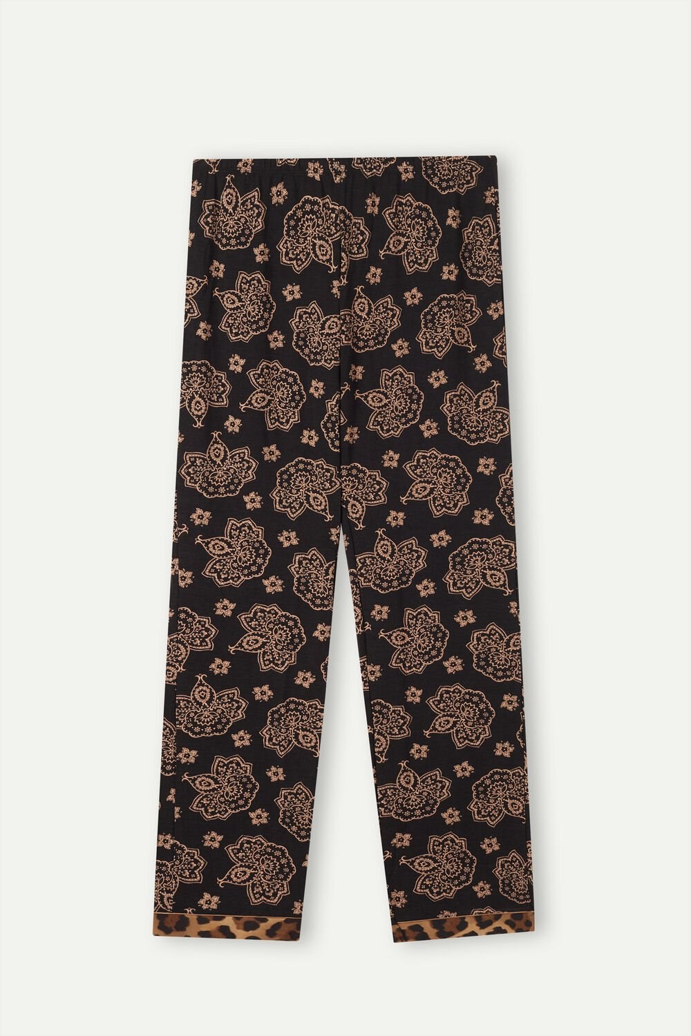 Intimissimi Lady Animalier Modal Pants Zwart | 80973FVMT