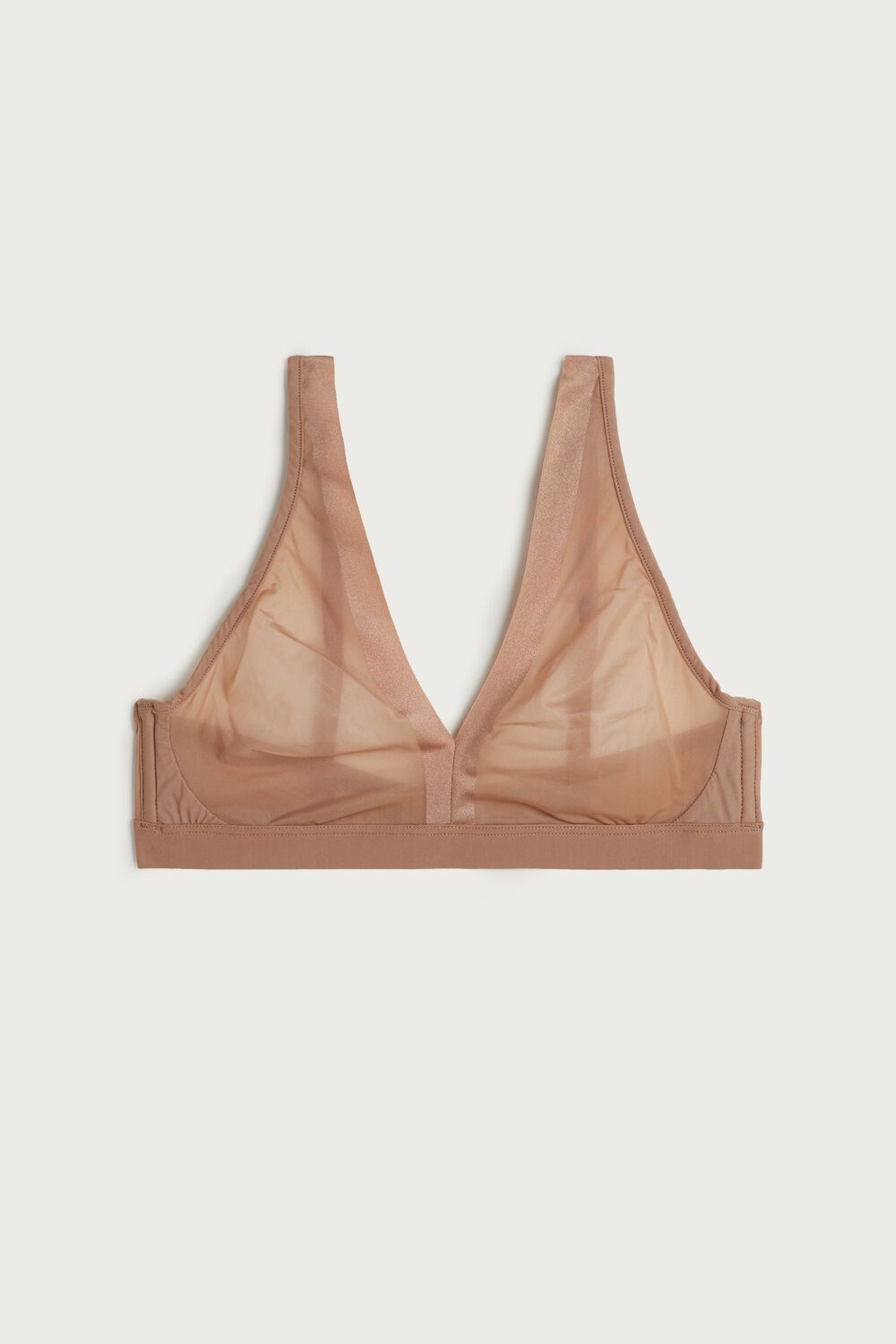 Intimissimi Lara Invisible Touch Triangle Bra Beige | 74928DURO