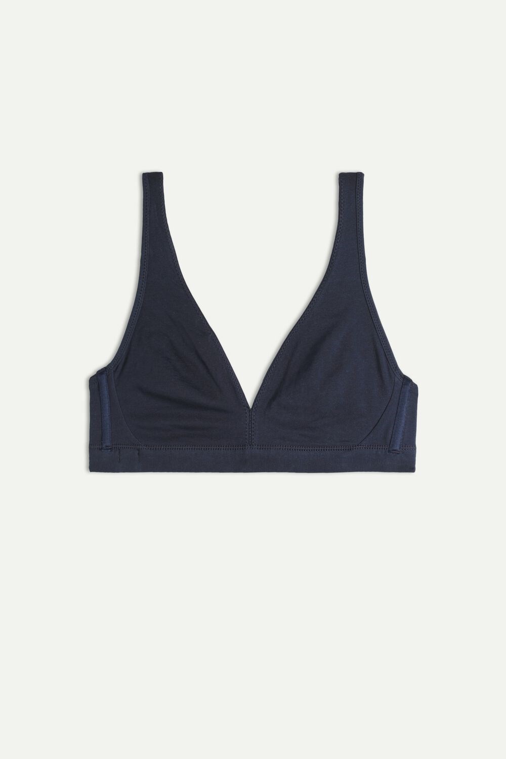 Intimissimi Lara Katoenen Triangle Bra Blauw Blauw | 13284RVDX