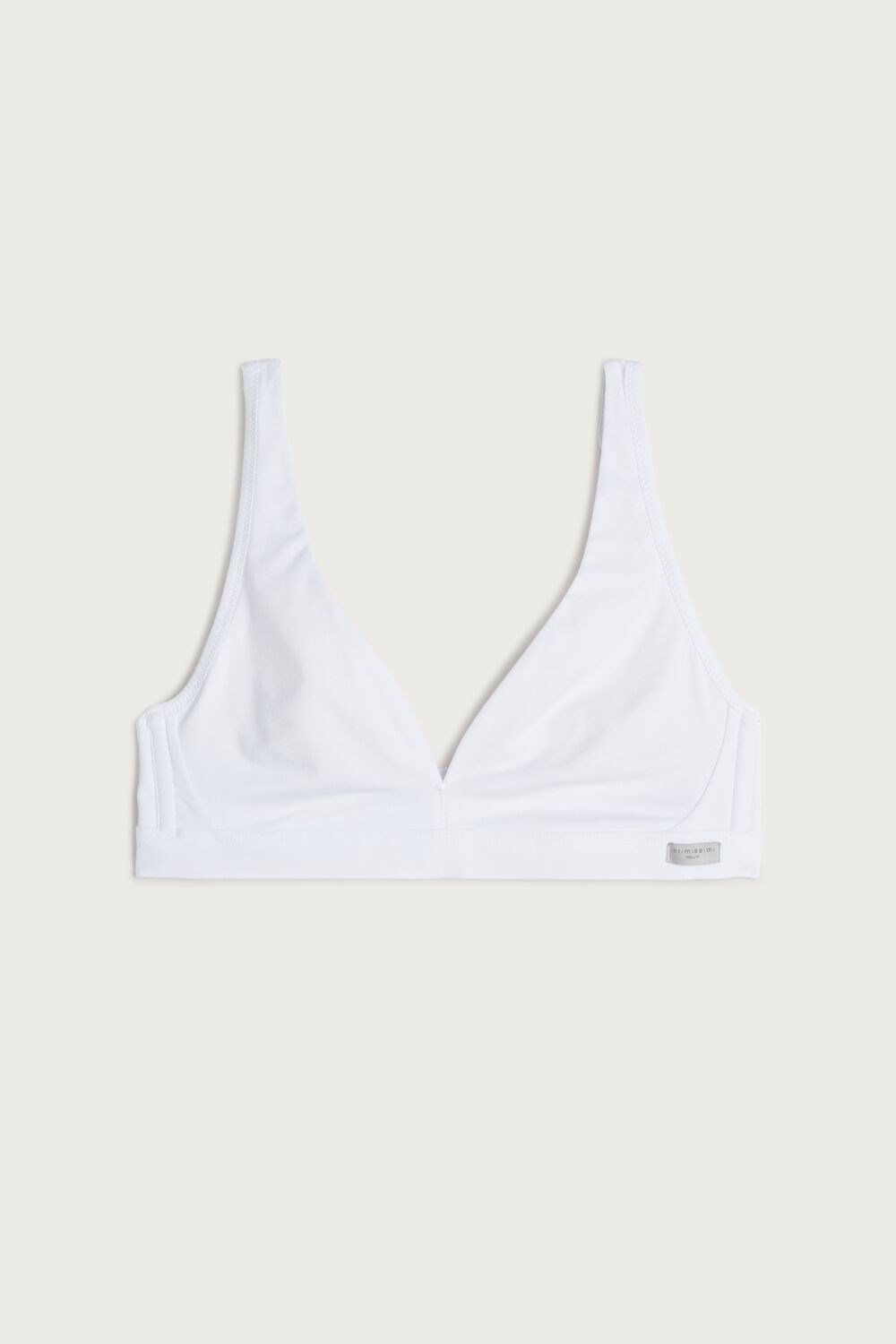 Intimissimi Lara Katoenen Triangle Bra Wit Wit | 89601CQRI