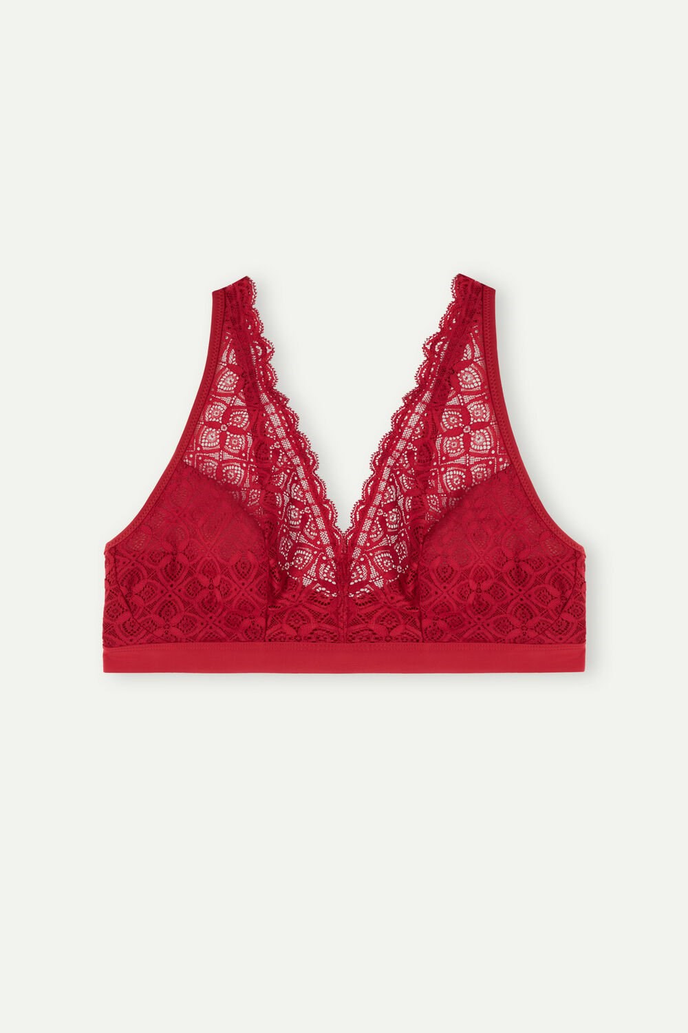 Intimissimi Lara Triangle Bra in Kanten Rood Rood | 62508PTSE