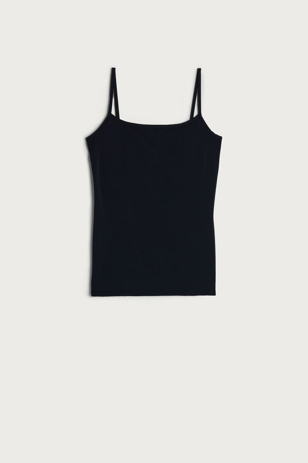 Intimissimi Light Microfiber Cami Zwart Zwart | 30168IKJP