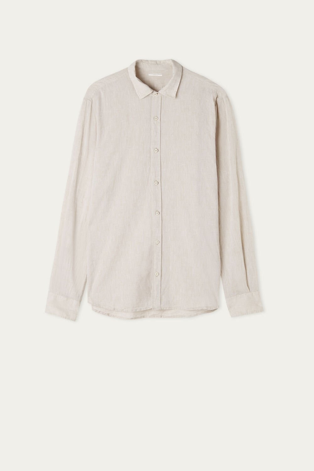 Intimissimi Linen and Katoenen Shirt Wit | 17382HSGP