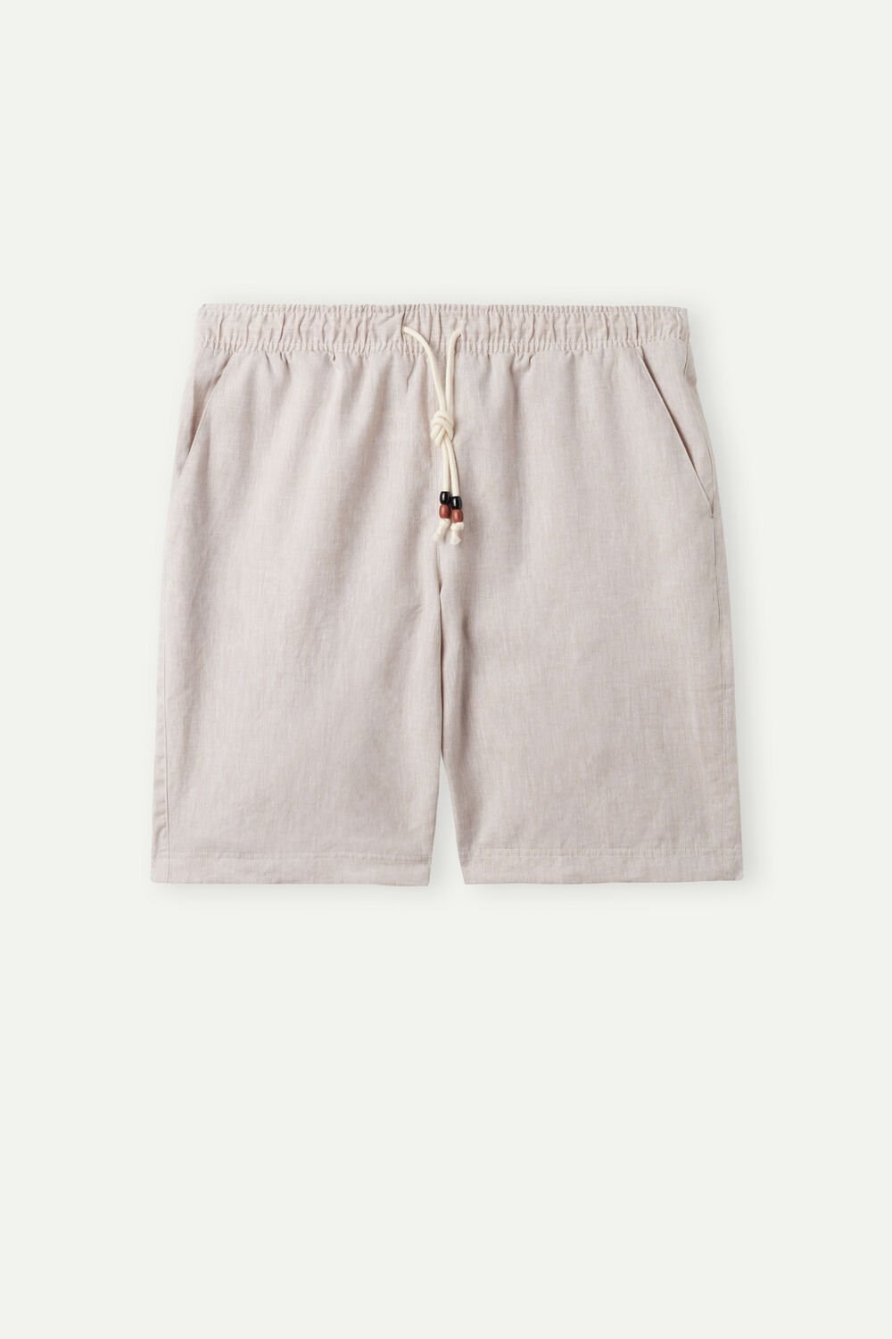 Intimissimi Linen and Katoenen Shorts Wit | 48569ZWIA