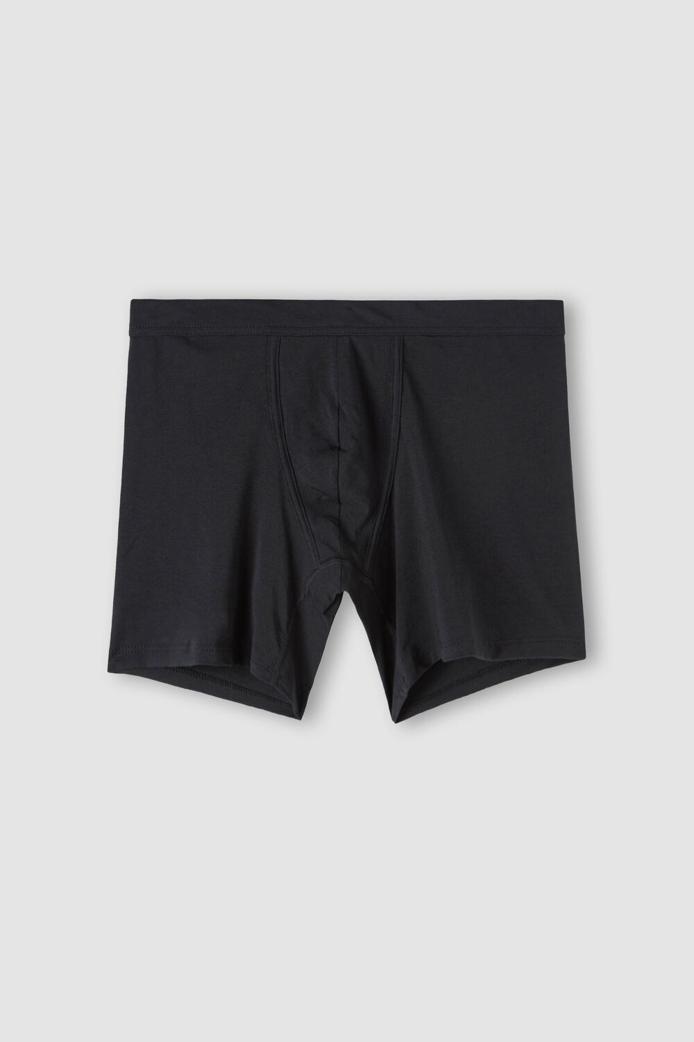 Intimissimi Long Boxers in Stretch Supima® Katoenen Zwart Zwart | 50832BLVE