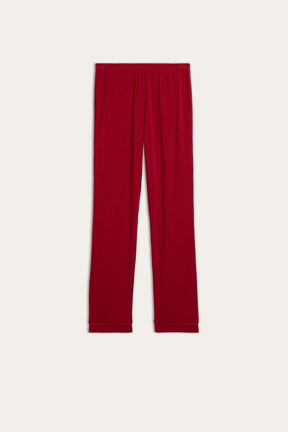 Intimissimi Long Micromodal Trousers Rood Rood | 56401UMTI