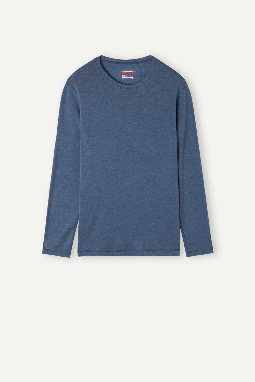 Intimissimi Long-Sleeve Modal-Cashmere Top Blauw Blauw | 26107VKHJ