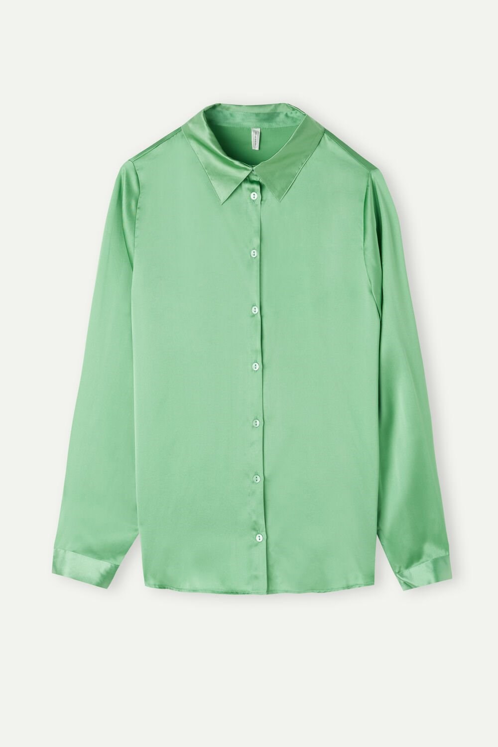 Intimissimi Long Sleeve Silk Shirt Groen Mintgroen | 02934IEYT