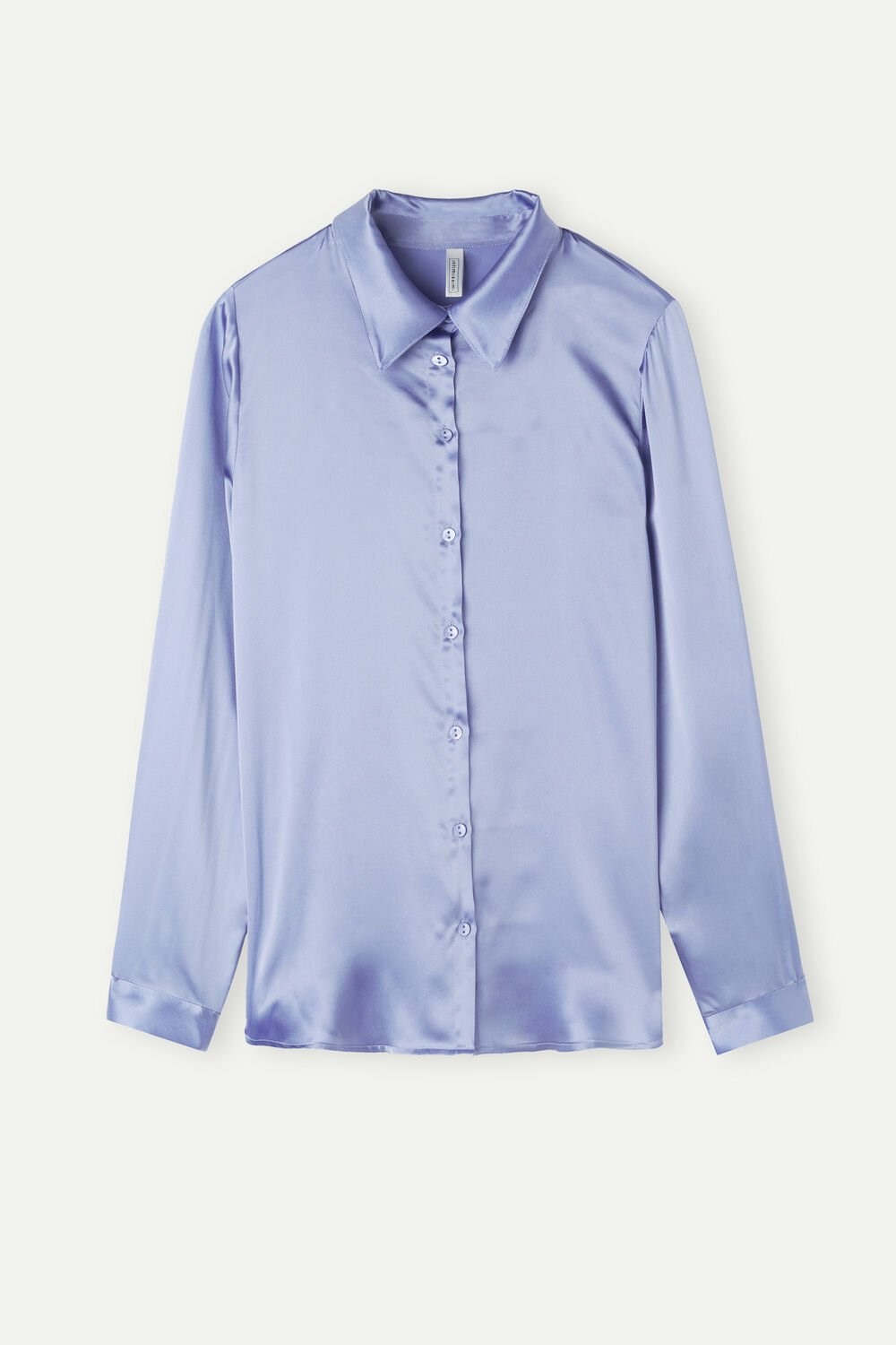 Intimissimi Long Sleeve Silk Shirt Lavendel | 34258HZCQ