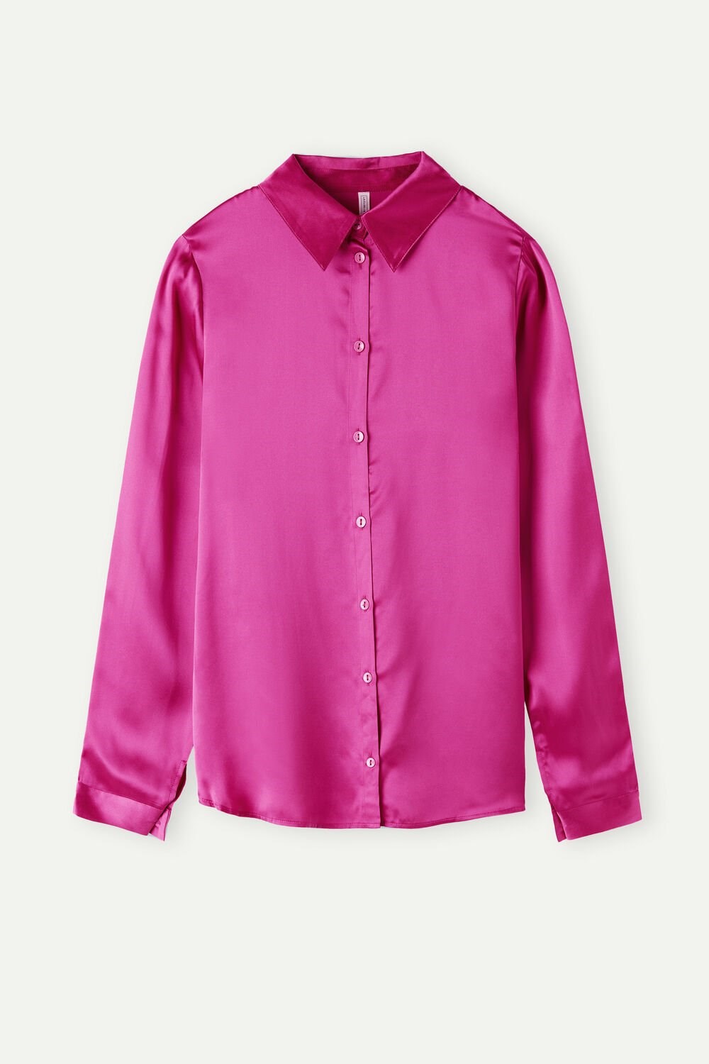 Intimissimi Long Sleeve Silk Shirt Roze Roze | 91756HZBF