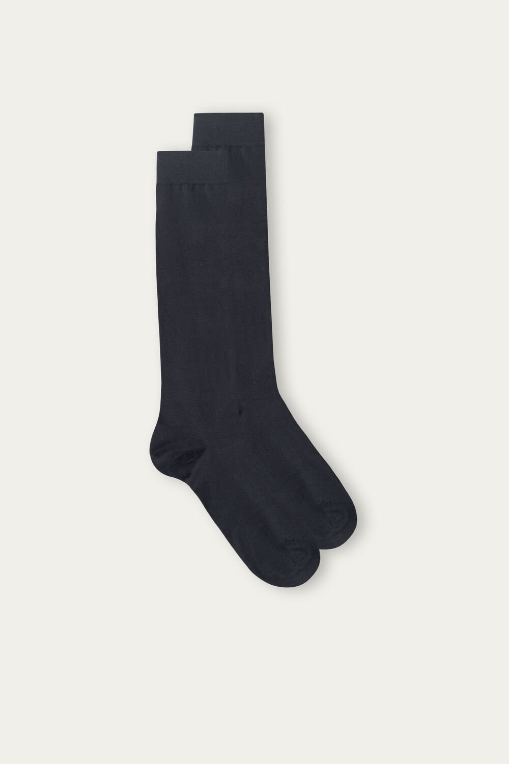 Intimissimi Long Socks in Stretch Supima® Katoenen Grijs | 32896LKIZ