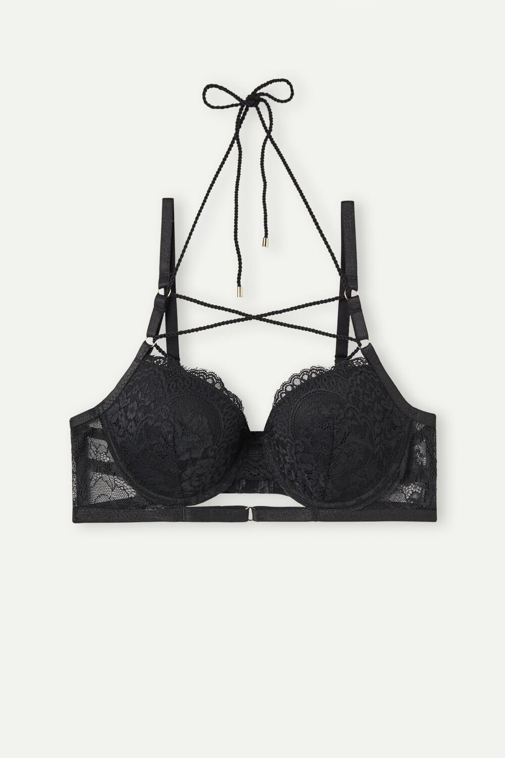 Intimissimi Loosen Heartstrings Sofia Balconette Bra Zwart Zwart | 26103FXKY