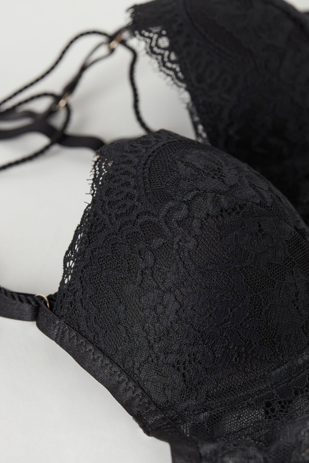 Intimissimi Loosen Heartstrings Sofia Balconette Bra Zwart Zwart | 26103FXKY