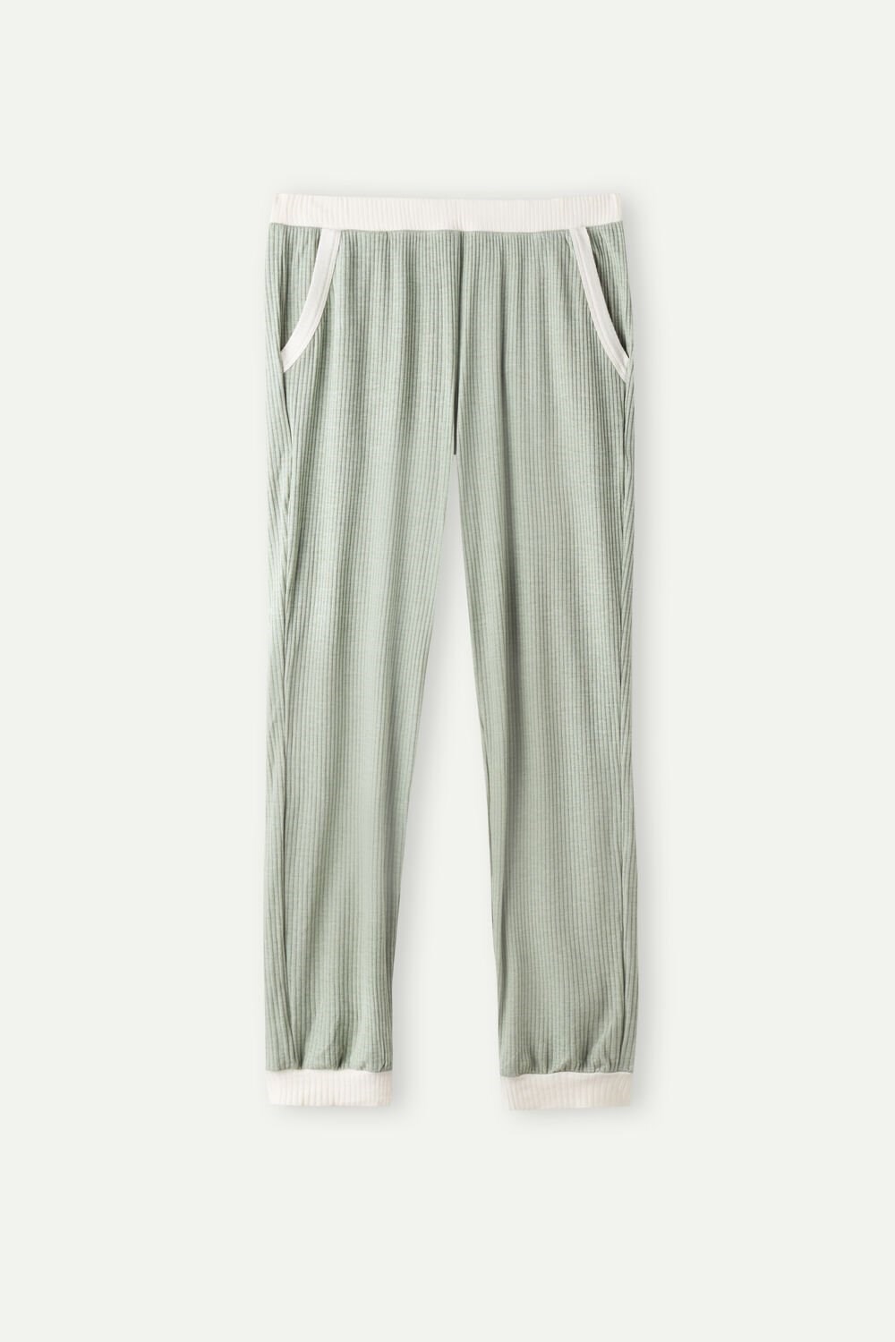 Intimissimi Lost in Fields Full Length Pants in Modal Groen Groen | 35120KTHB