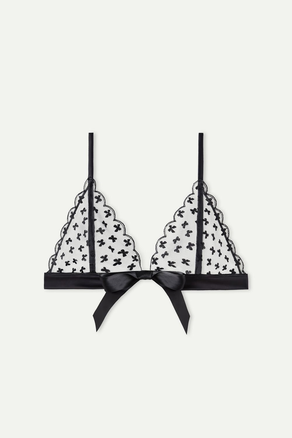 Intimissimi Love Cadeau Triangle Bra Zwart Zwart | 81437SHUF